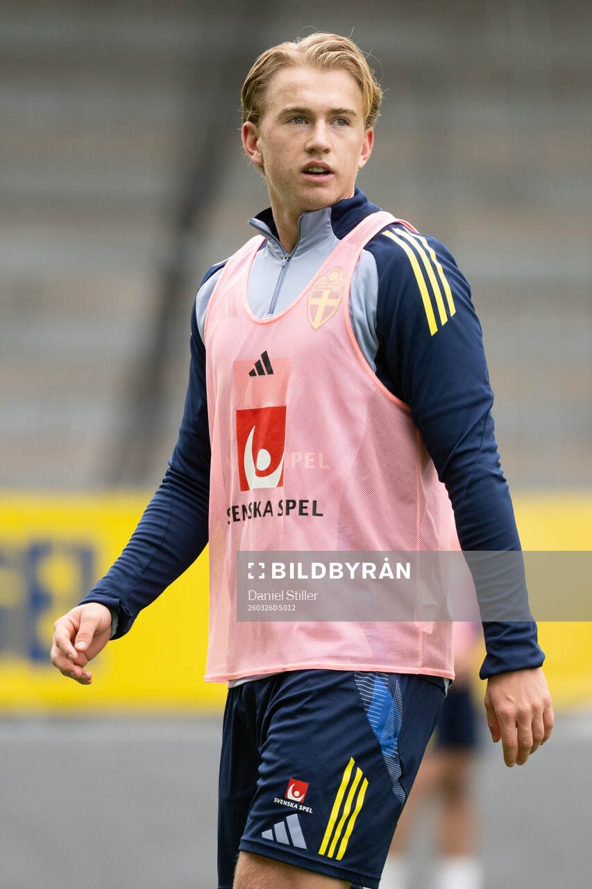 Noah Tolf of Sweden's U21 national football team