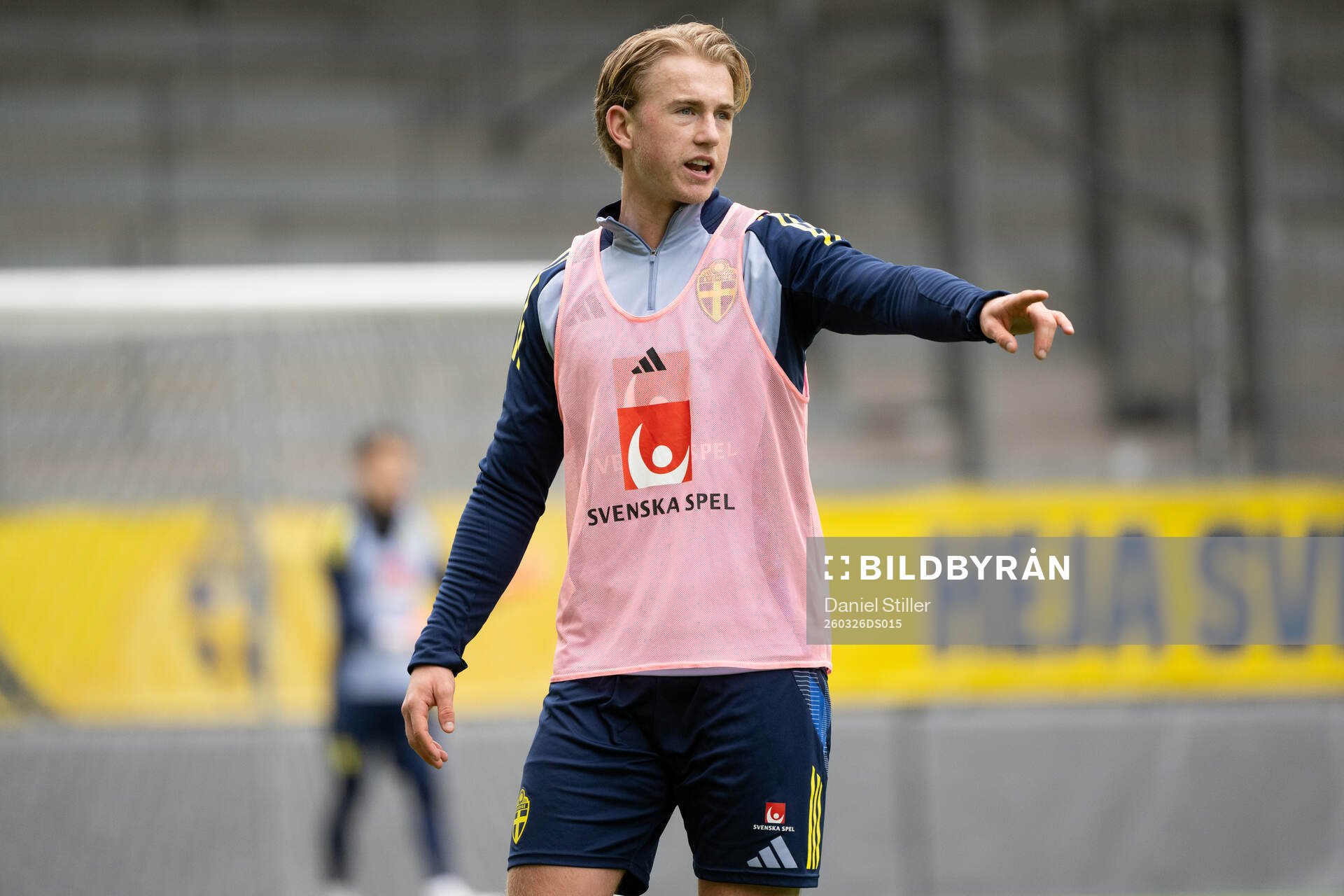 Noah Tolf of Sweden's U21 national football team