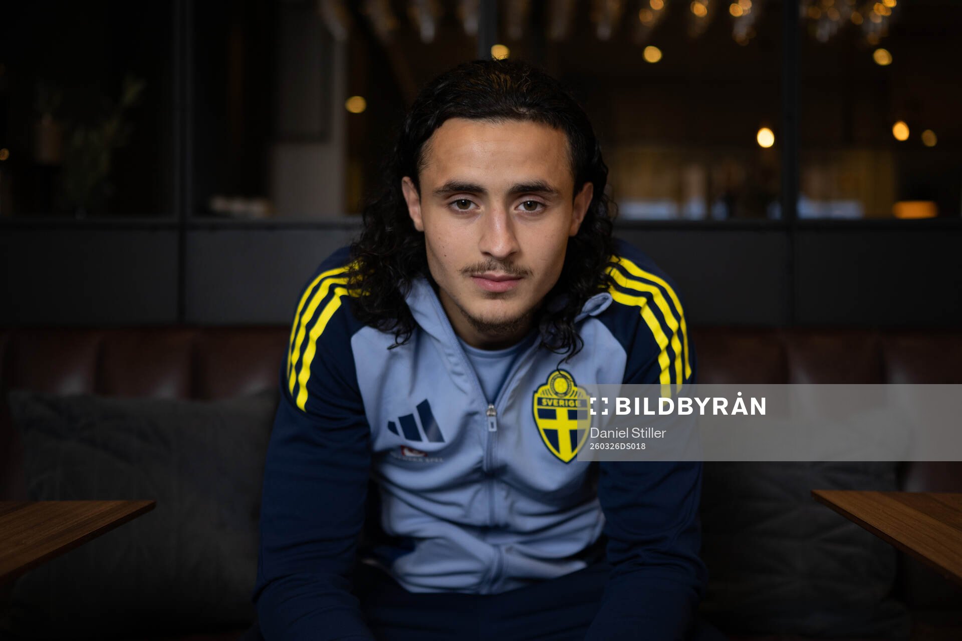 Amin Boudri of Sweden's U21 national football team at a
