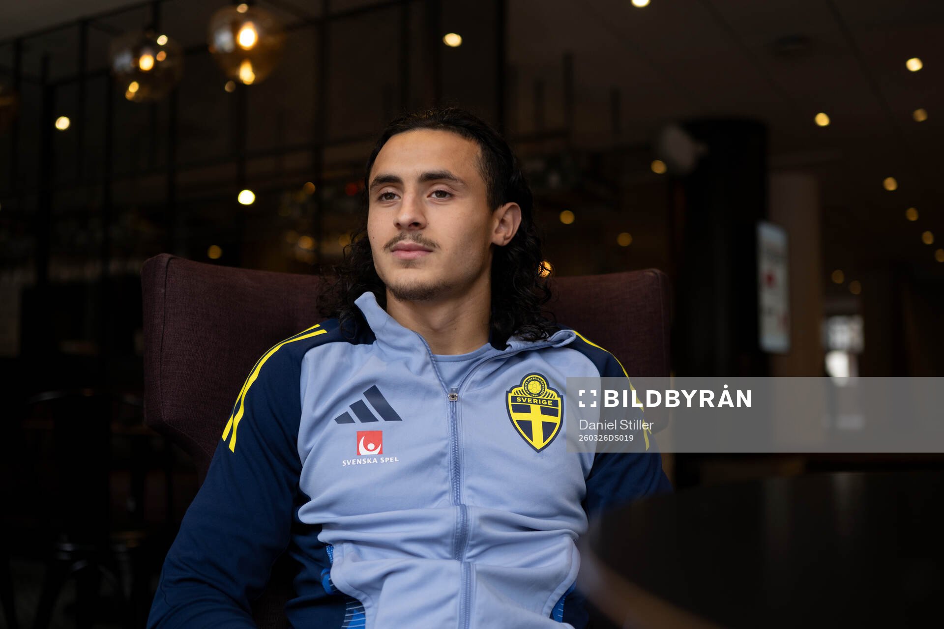 Amin Boudri of Sweden's U21 national football team at a