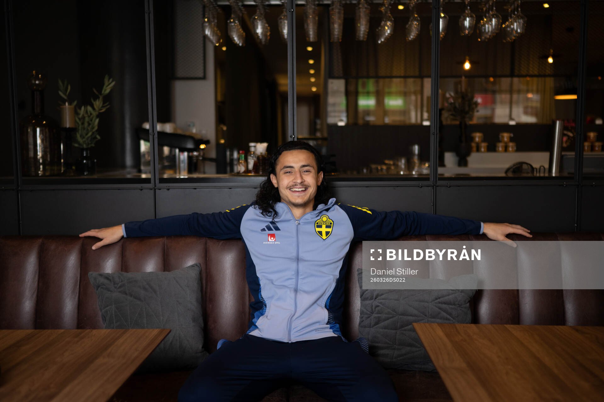 Amin Boudri of Sweden's U21 national football team at a