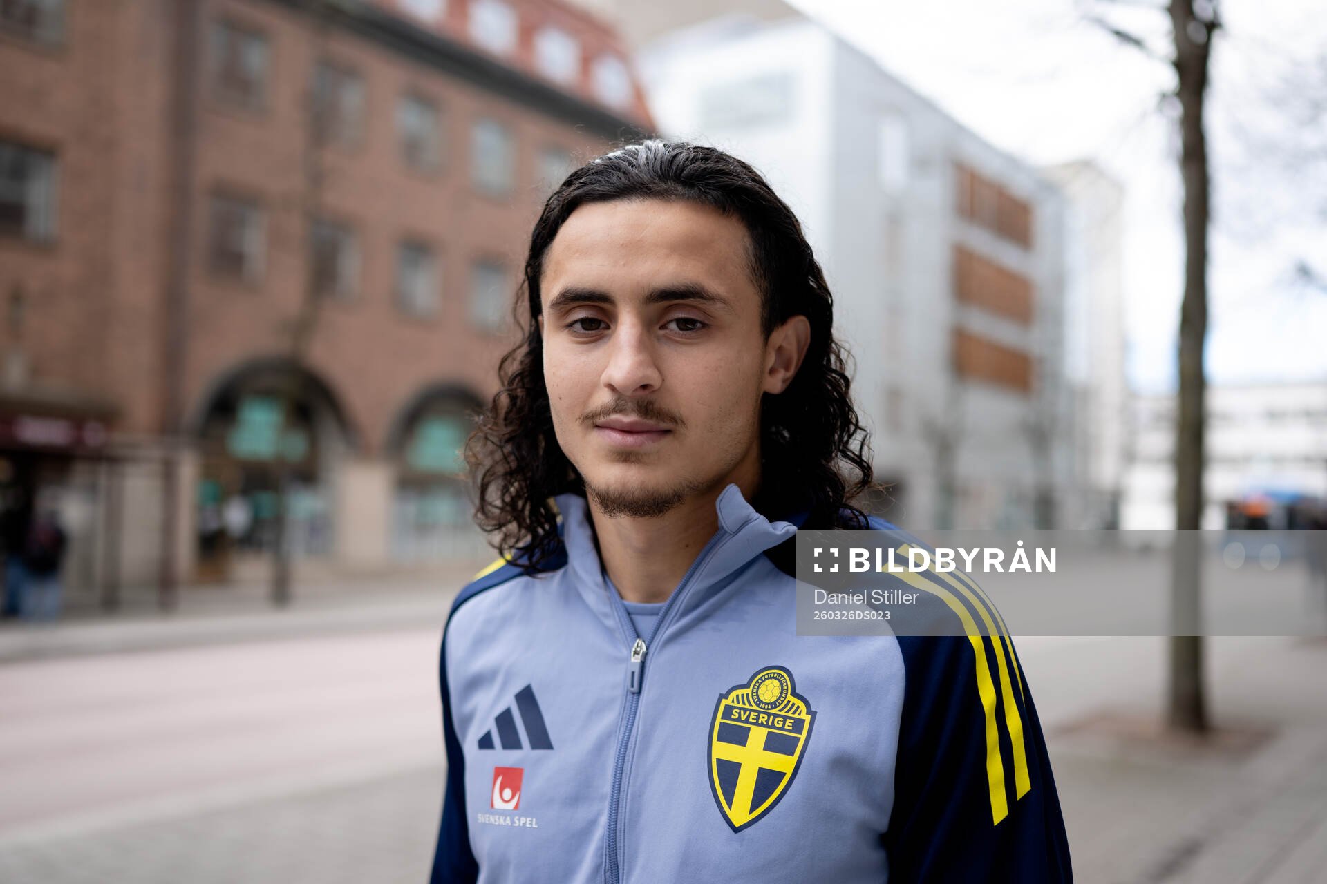 Amin Boudri of Sweden's U21 national football team at a