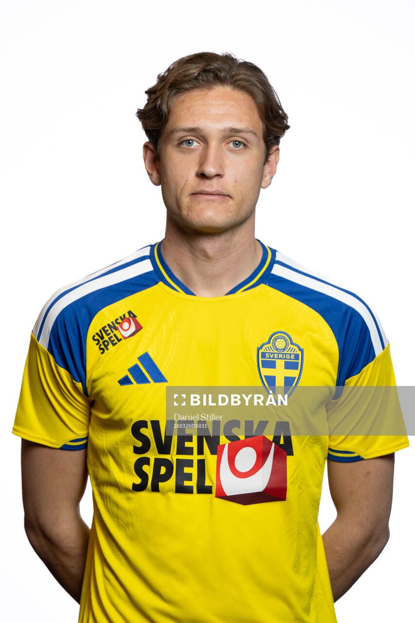 Ludvig Tidstrand of Sweden's U21 national football team at