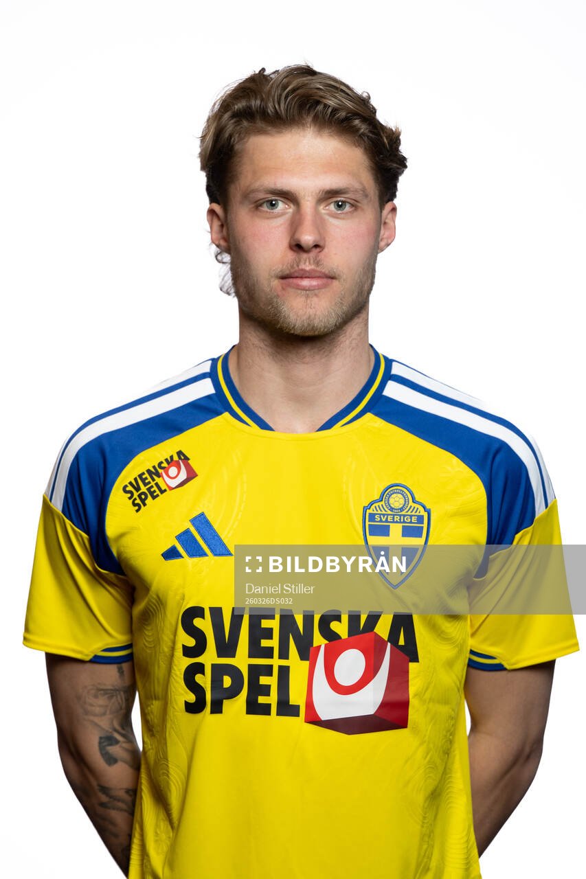 Lukas Björklund of Sweden's U21 national football team at