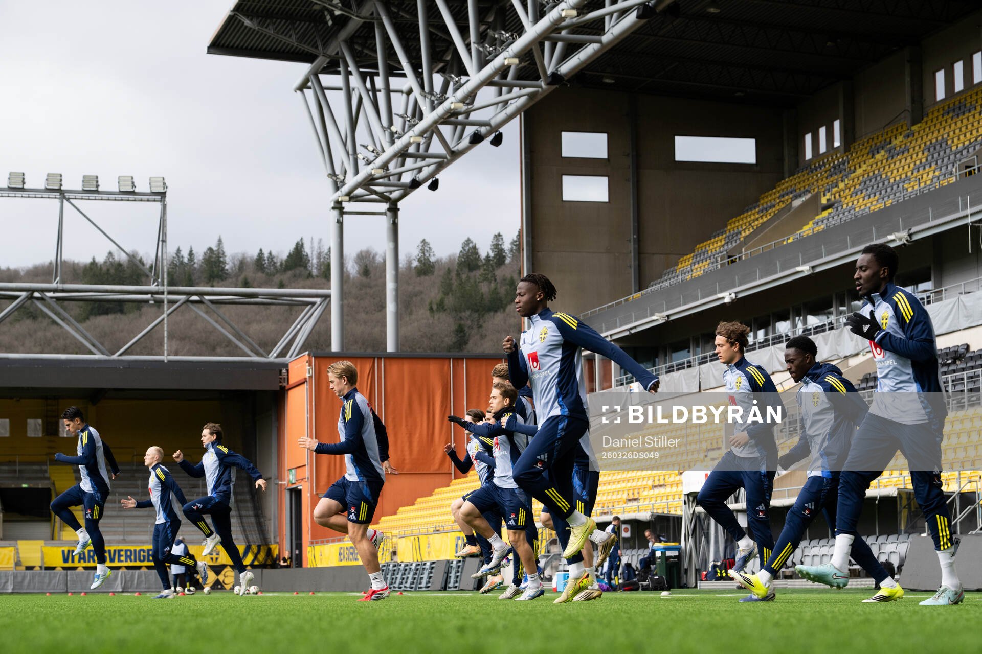 Alieu Njie of Sweden's U21 national football team