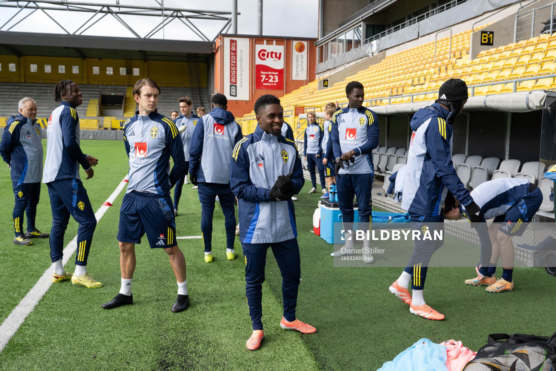 Kazper Karlsson and Jardell Kanga of Sweden's U21 national