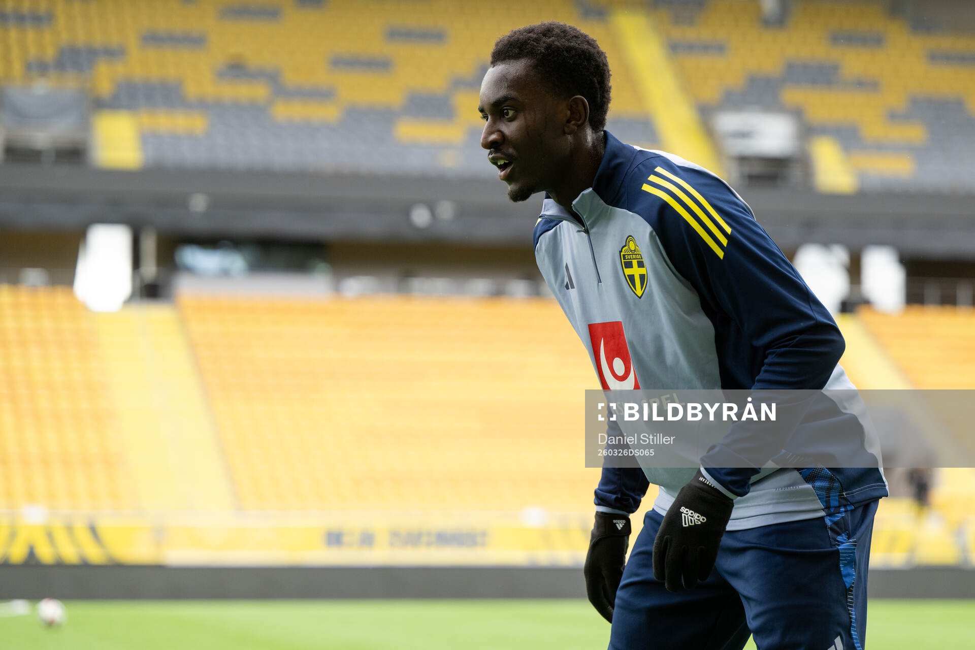 Peter Amoran  of Sweden's U21 national football team