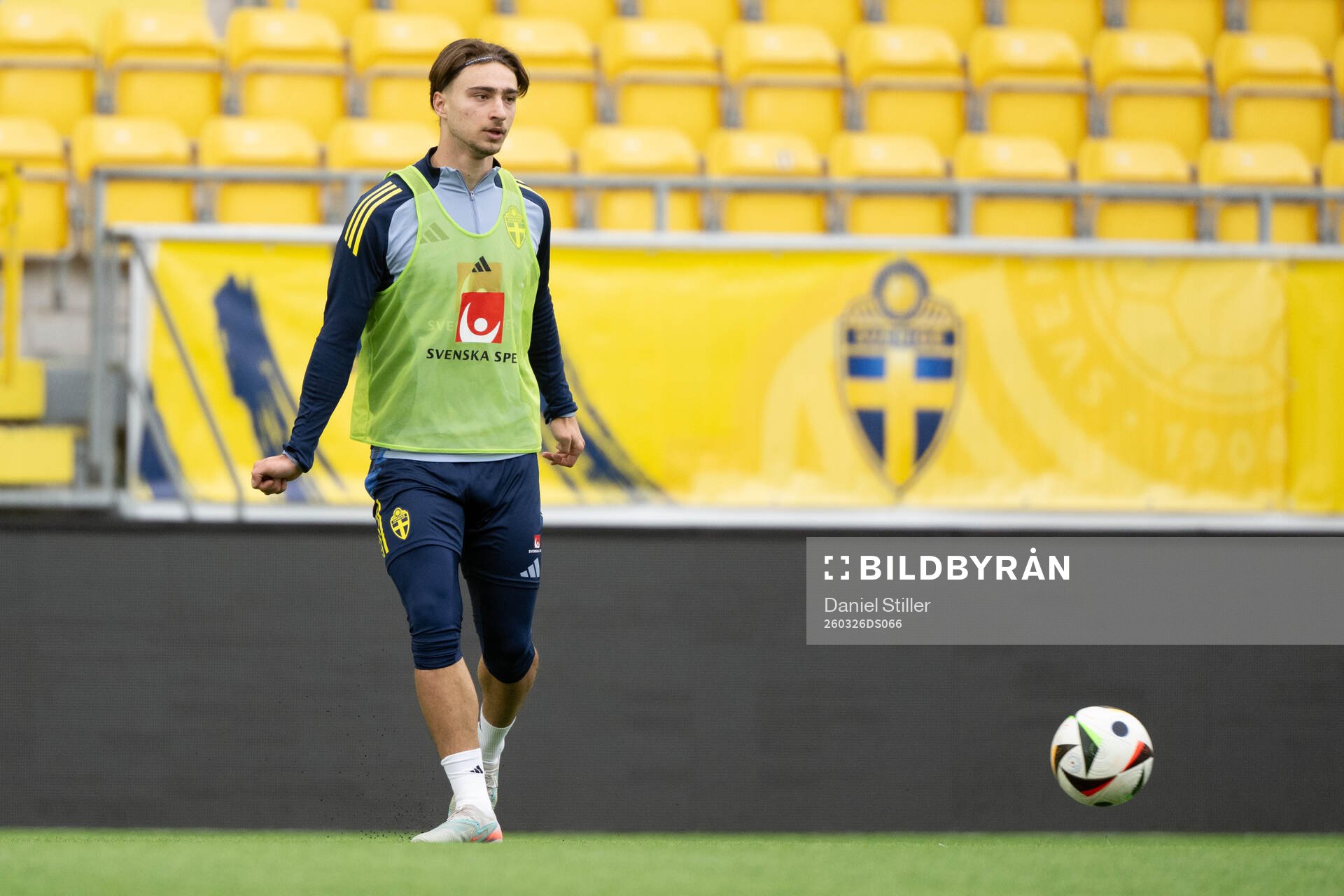 Elison Makolli of Sweden's U21 national football team