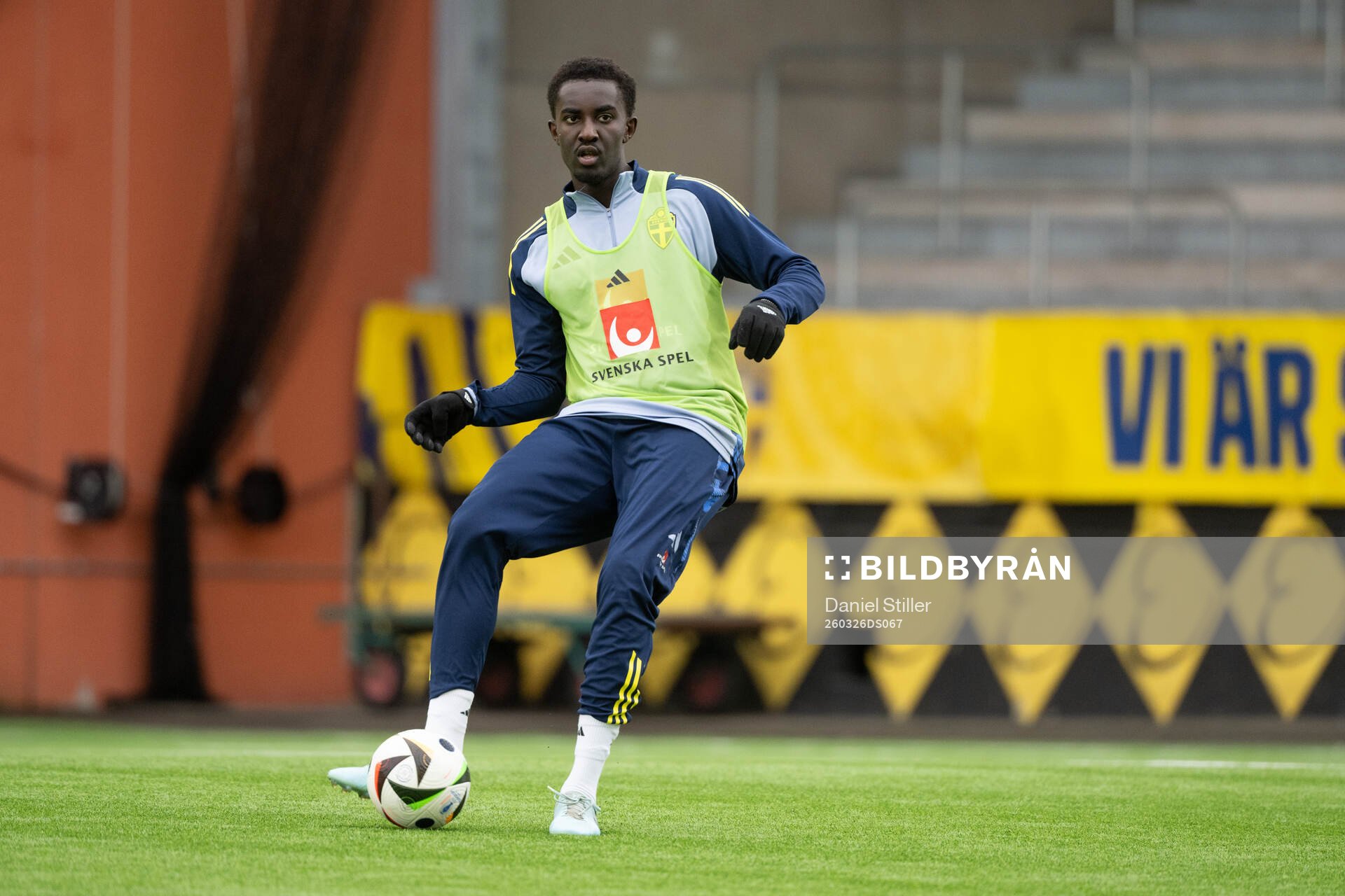 Peter Amoran of Sweden's U21 national football team
