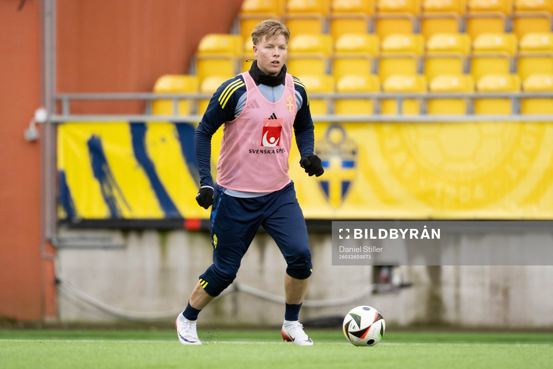 Nils Zätterström of Sweden's U21 national football team
