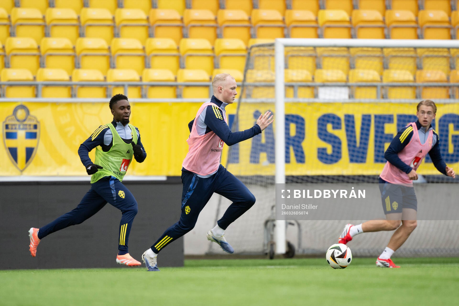 Jardell Kanga, Marcus Rafferty and Noah Tolf of Sweden's