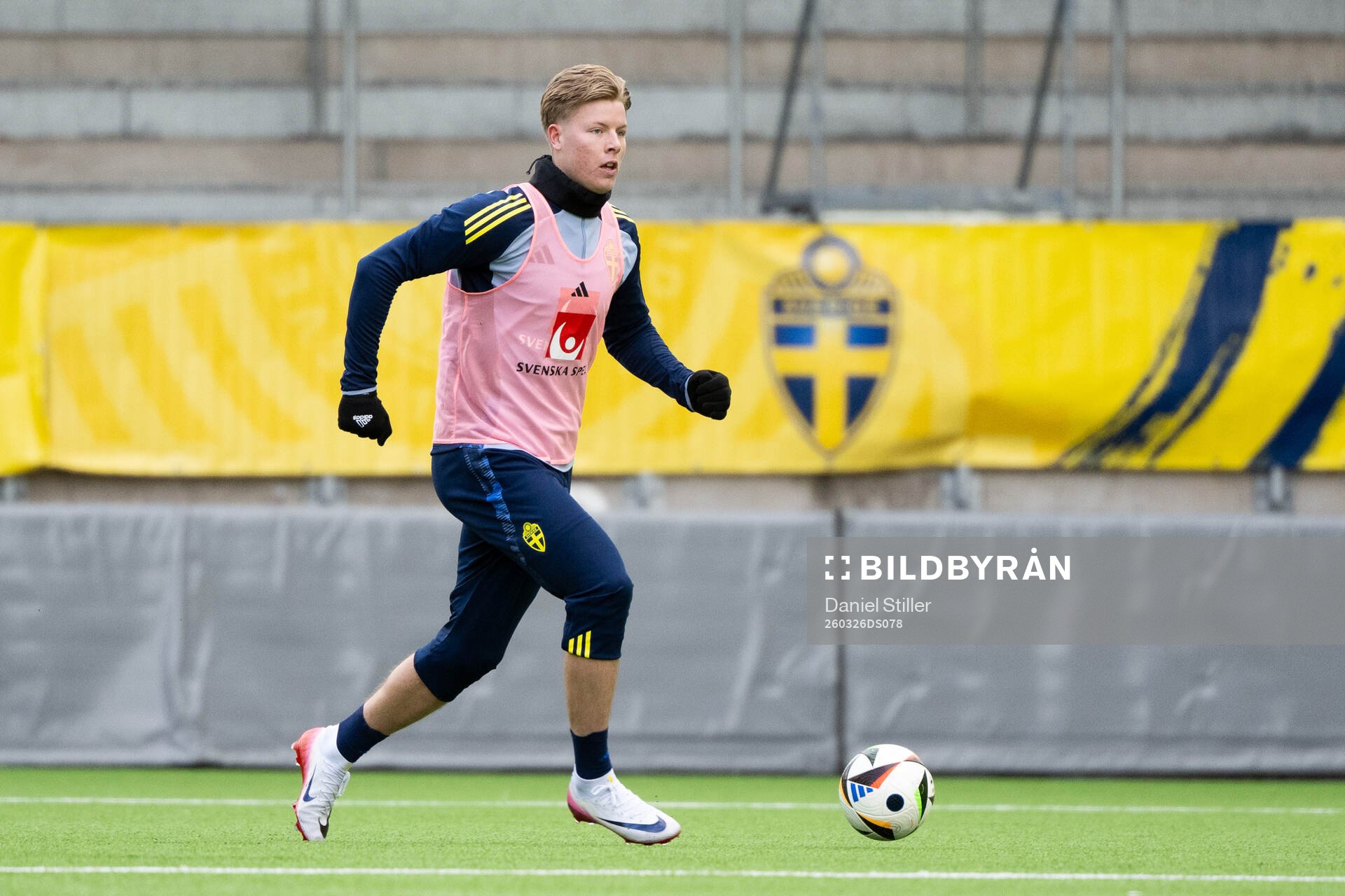 Nils Zätterström of Sweden's U21 national football team