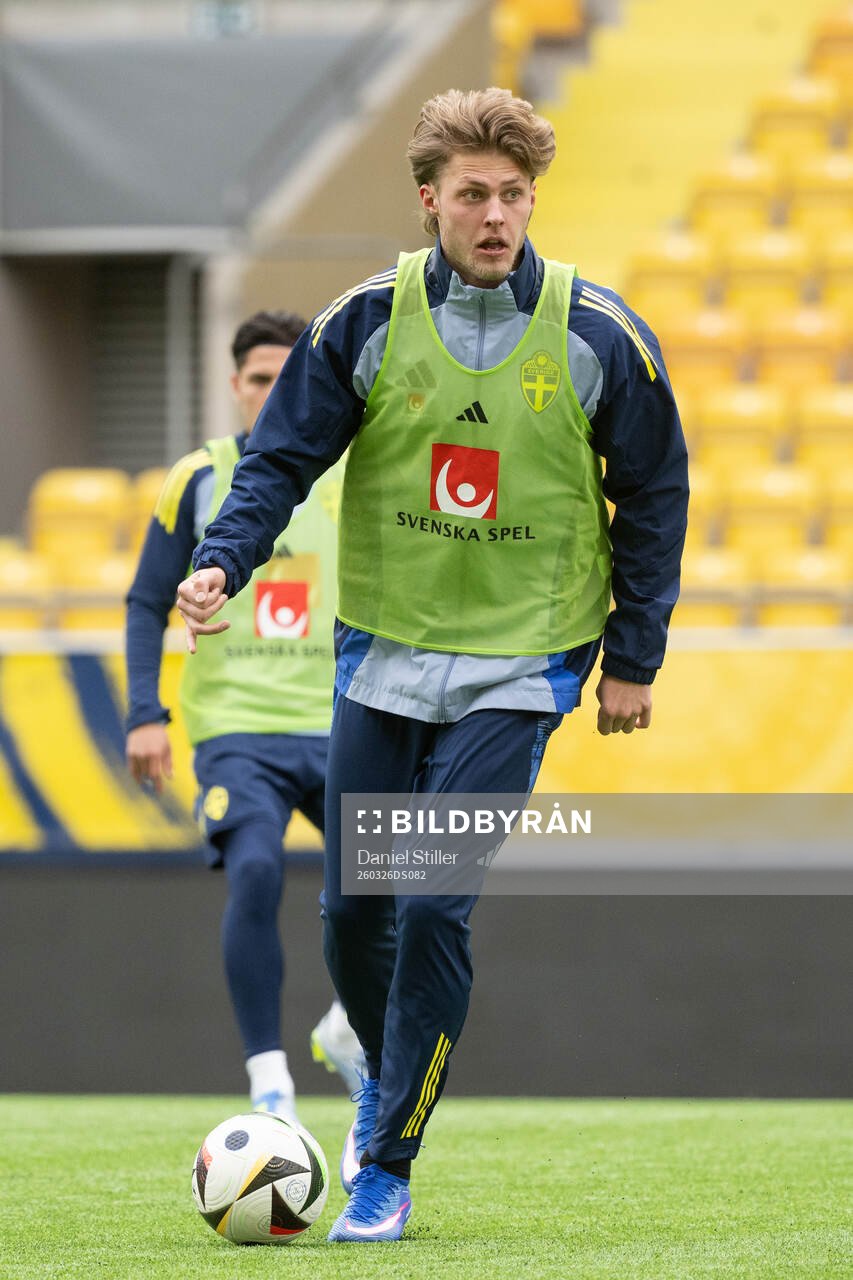 Lukas Björklund of Sweden's U21 national football team