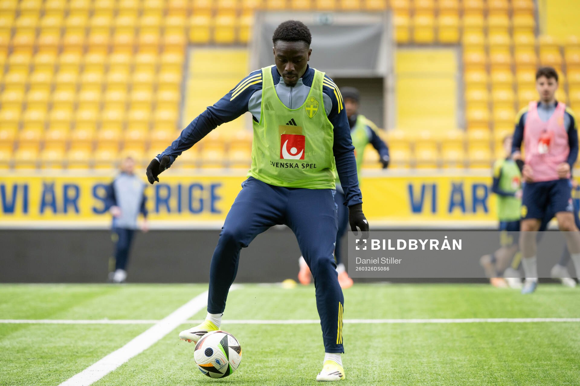 Genesis Antwi of Sweden's U21 national football team