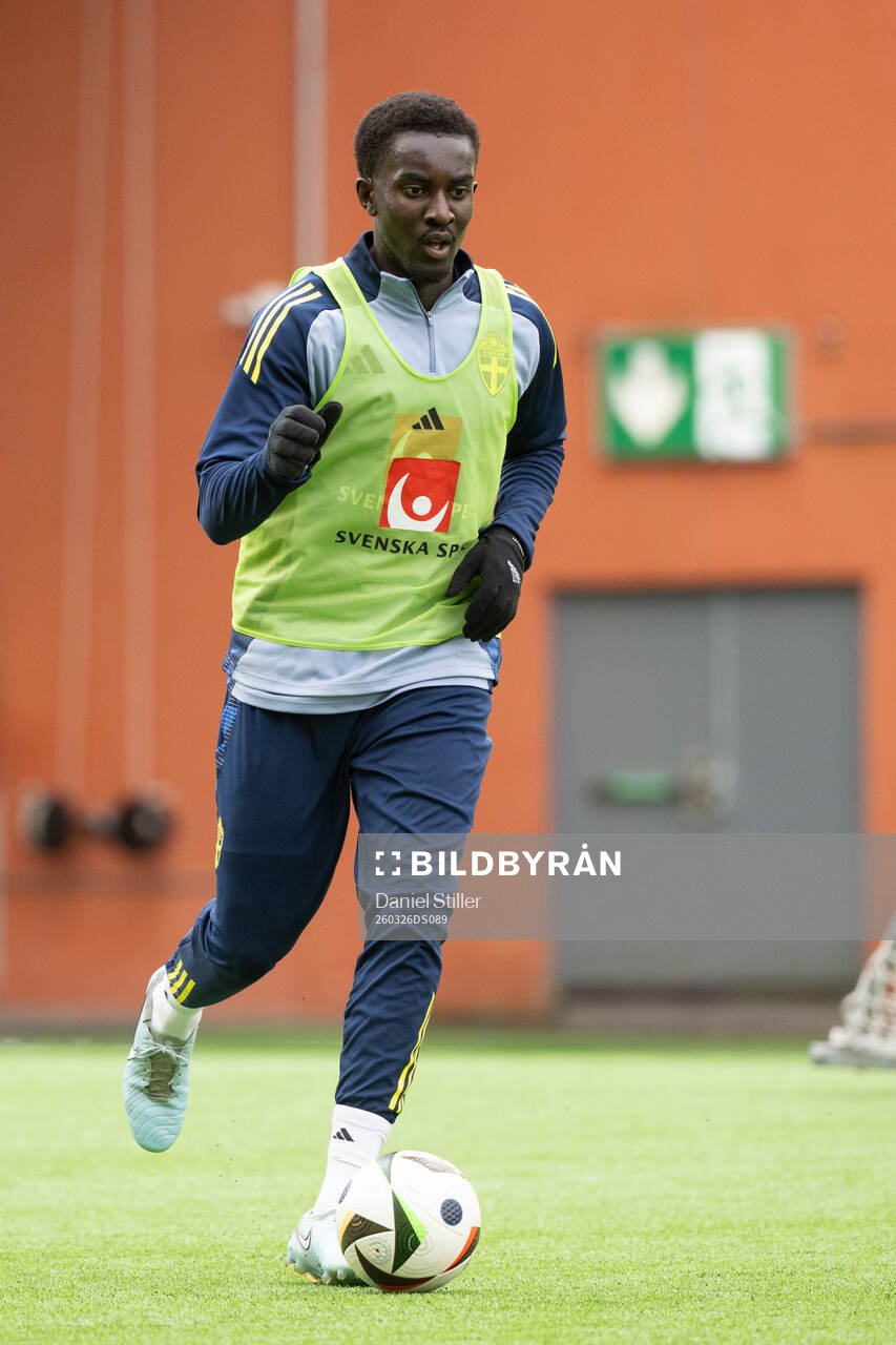 Peter Amoran of Sweden's U21 national football team