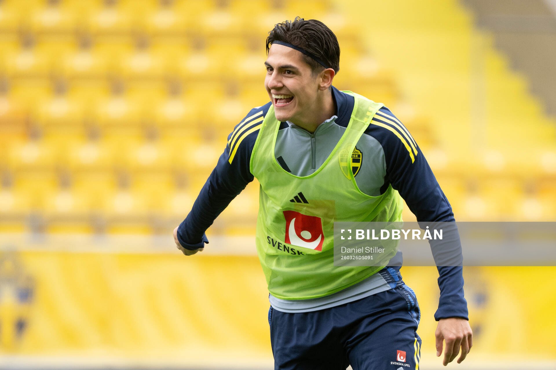 Matteo Perez Vinlöf  of Sweden's U21 national football team
