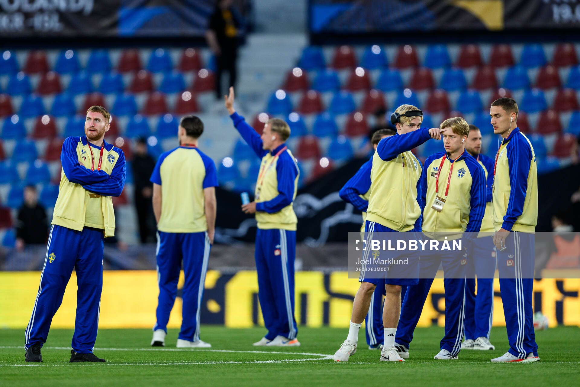 Dejan Kulusevski, Lucas Bergvall, Daniel Svensson and