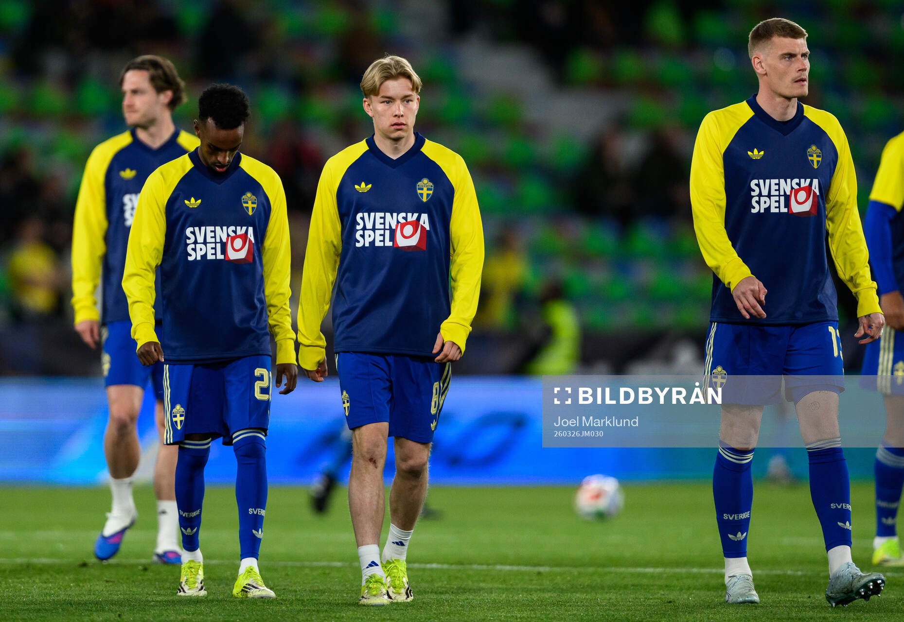 Taha Ali, Daniel Svensson and Eric Smith of Sweden