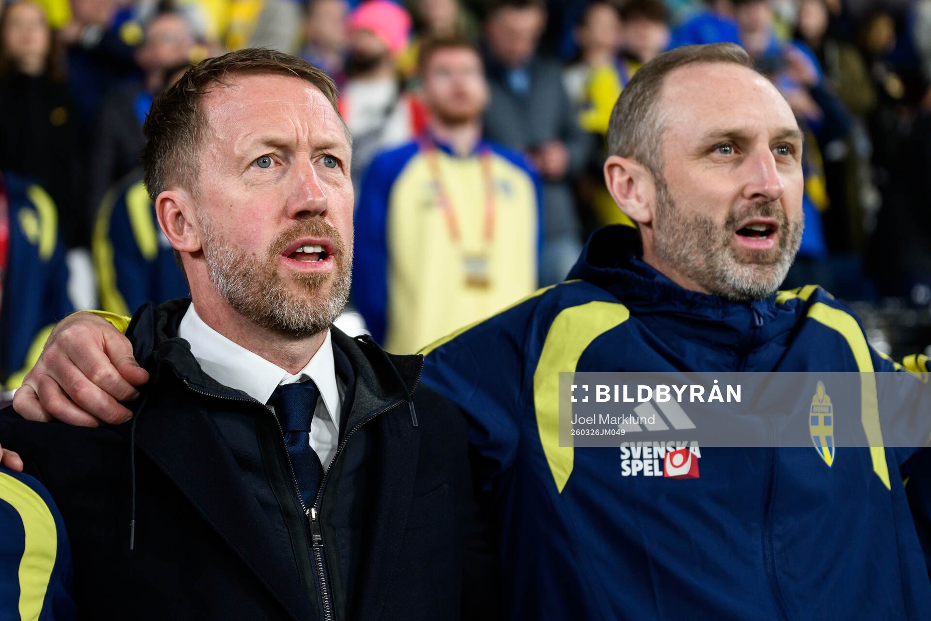 head coach Graham Potter and assistant coach Andreas