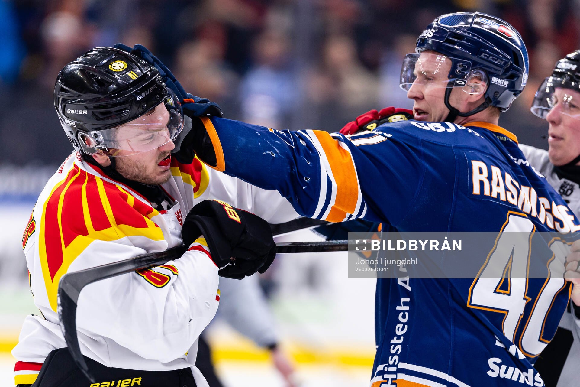 Irriterat mellan Brynäs Kieffer Bellows och Växjös