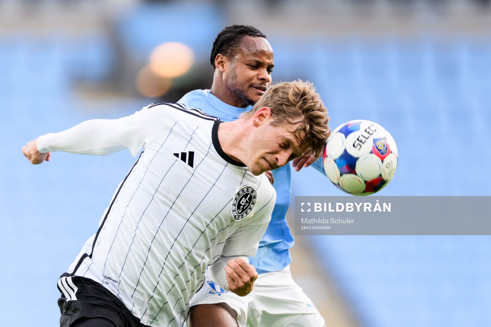 Landskronas Tobias Karlsson och Malmö FFs Yassin Mohammed
