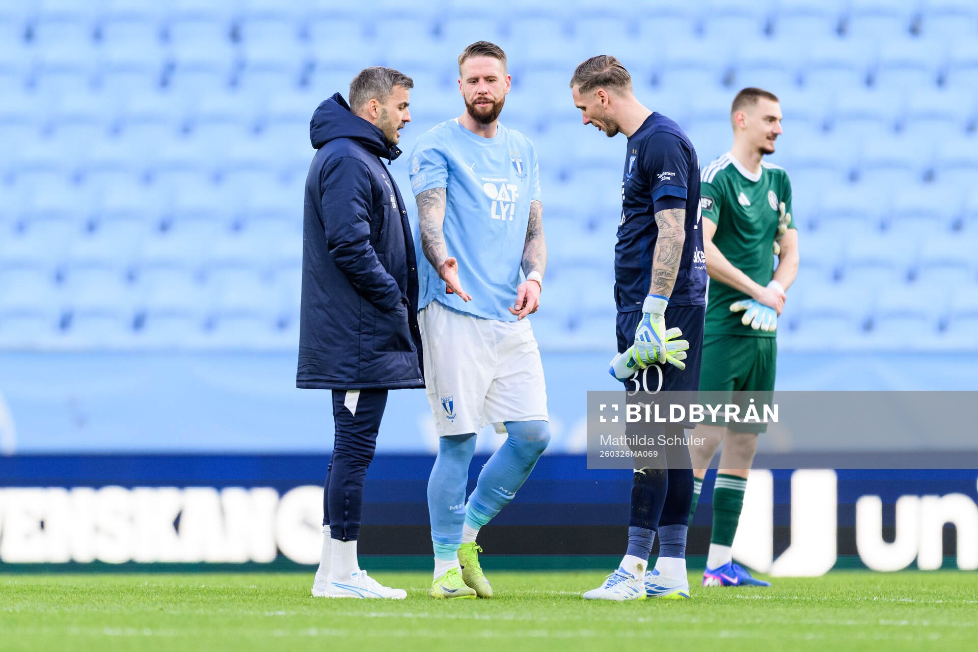 Malmö FFs målvaktstränare Zlatan Azinovic, Pontus