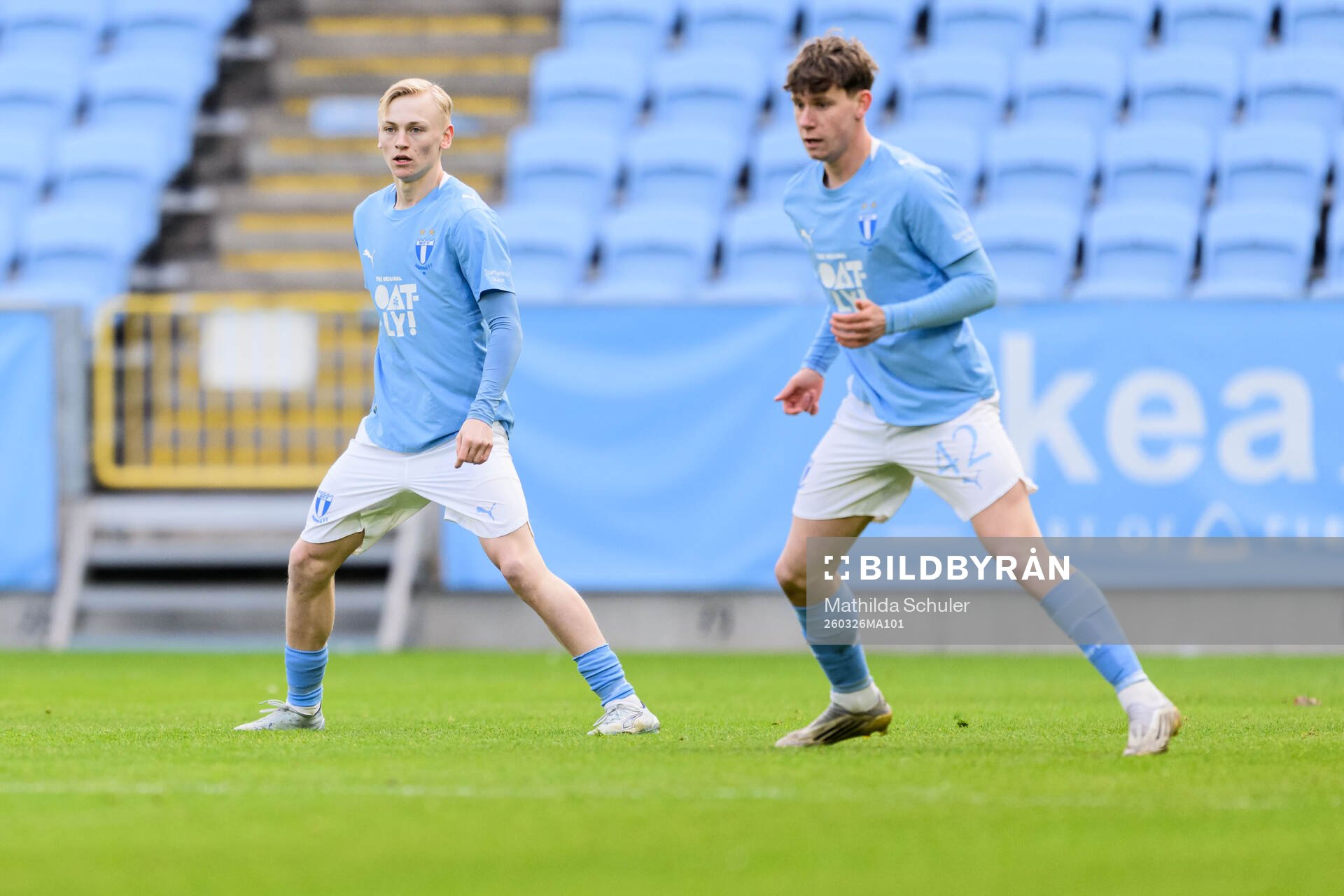 Malmö FFs Viggo Karlsson och Viggo Jeppsson