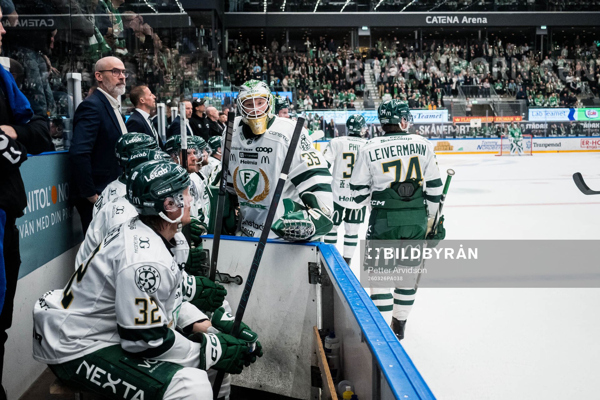 Färjestads målvakt Melker Thelin byts ut