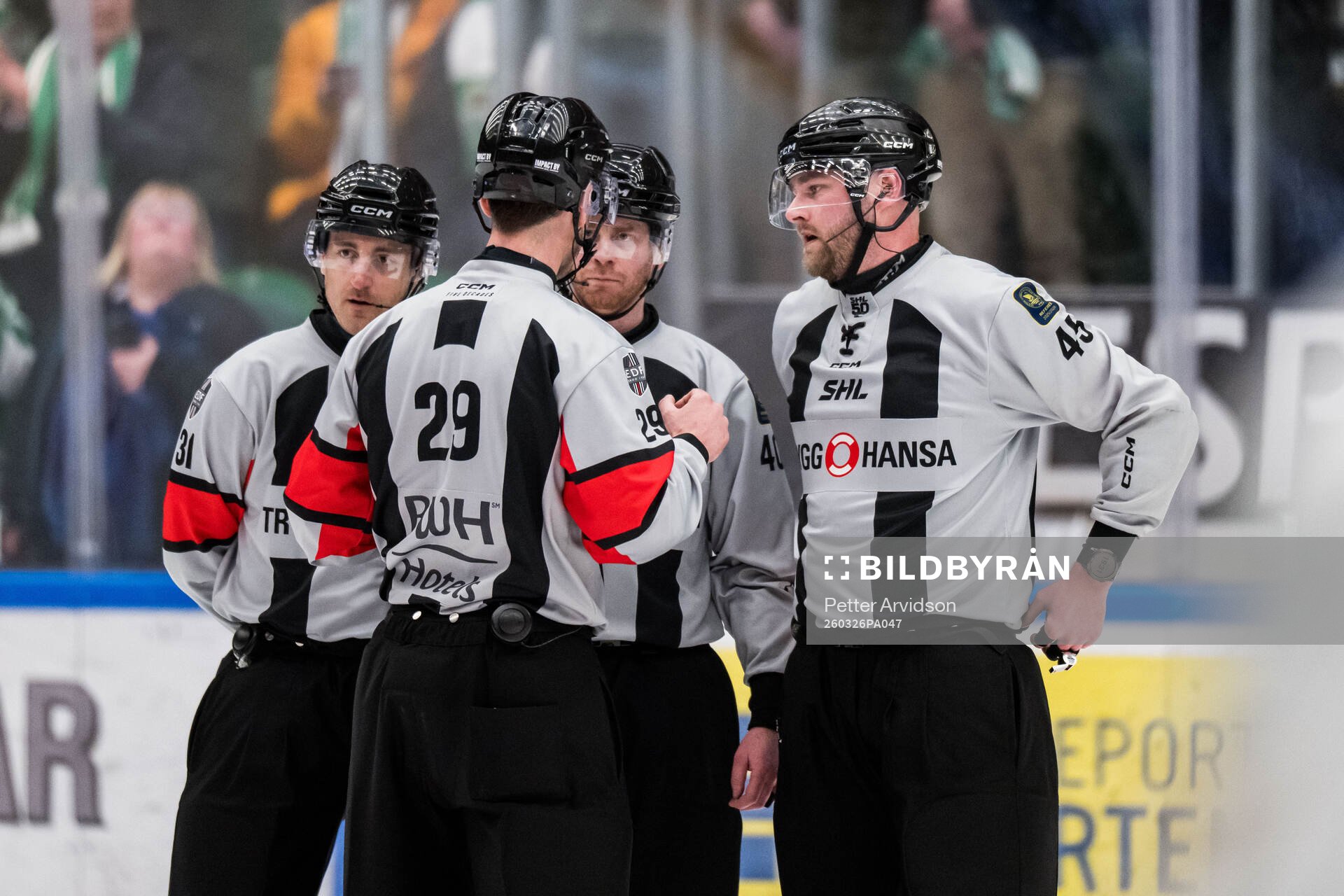 Domare Richard Magnusson och Domare Kristoffer Folkstrand