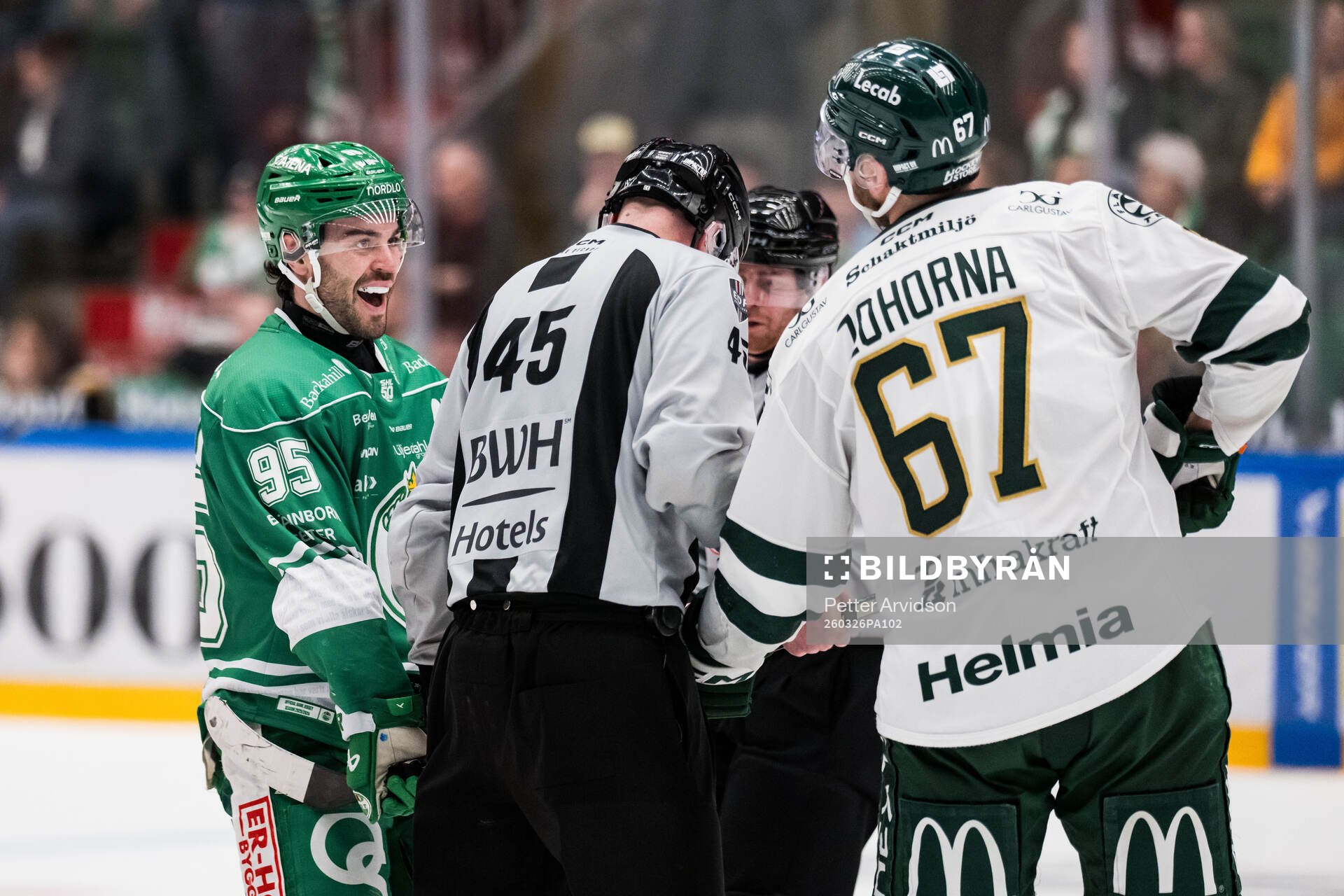 Rögles Mark Friedman och Färjestads Radim Zohorna