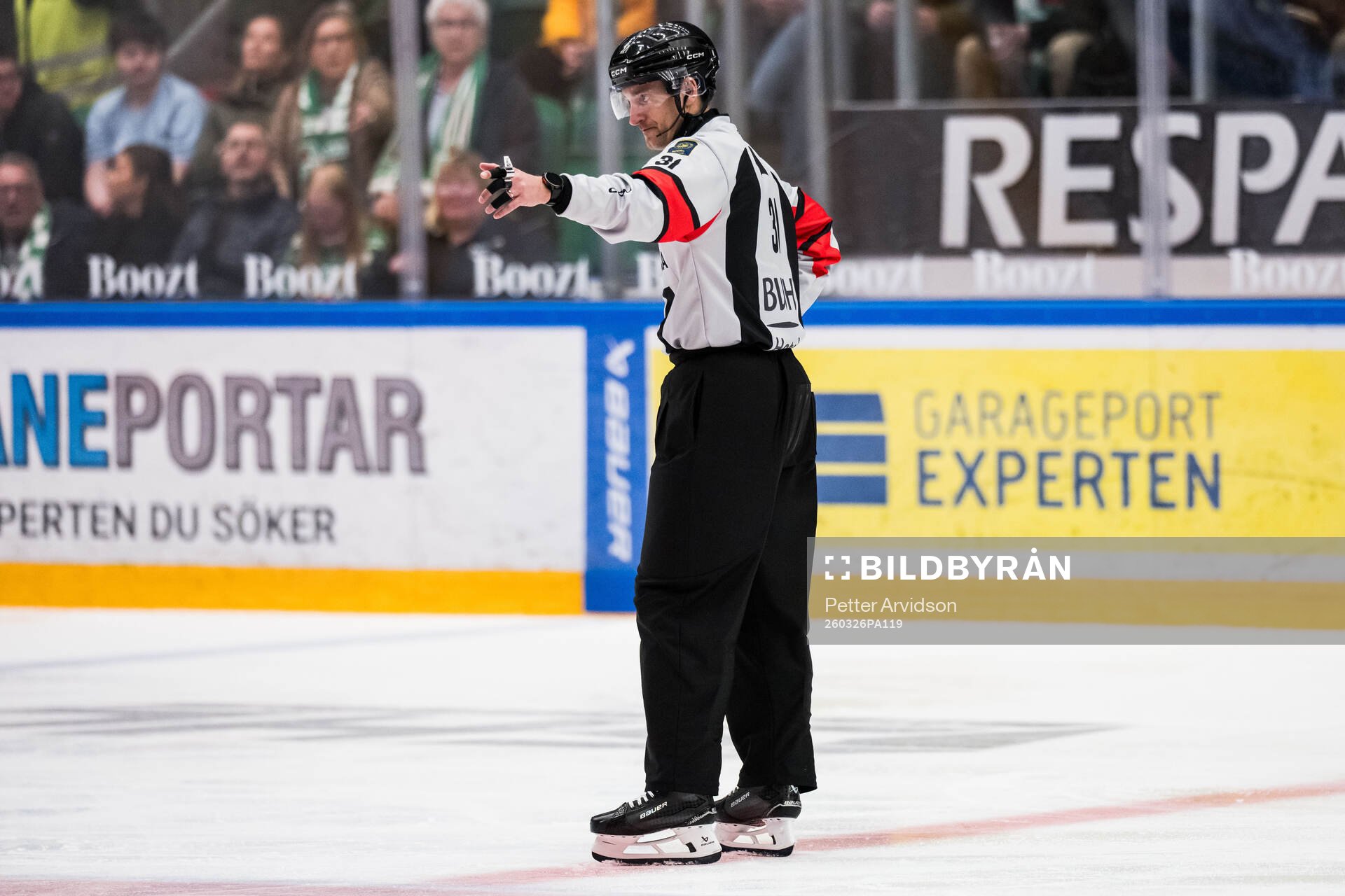Domare Kristoffer Folkstrand dömer godkänt mål