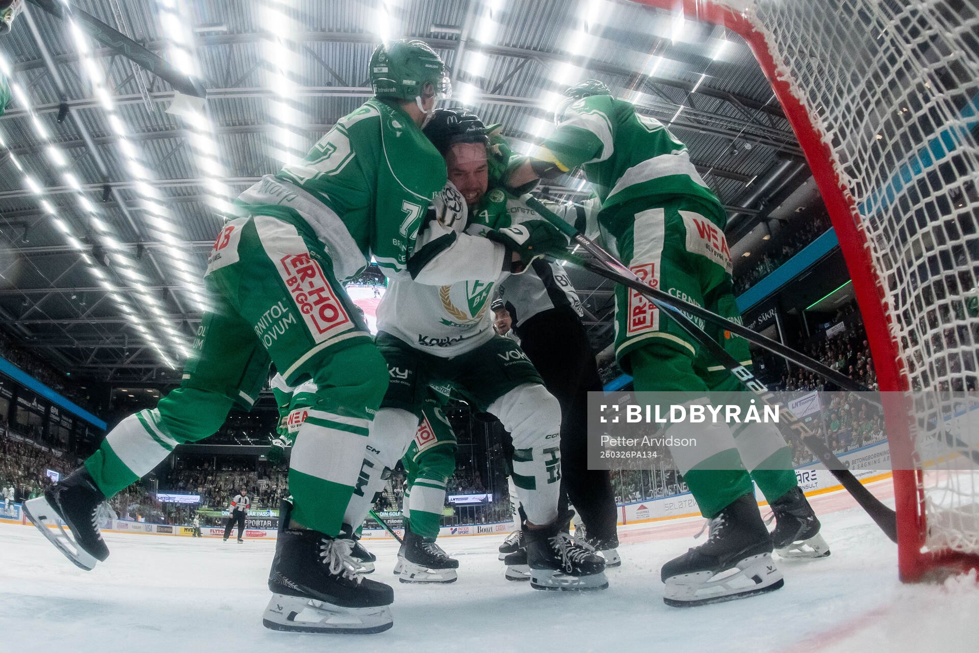 Färjestads Joakim Nygård och Rögles Daniel Zaar