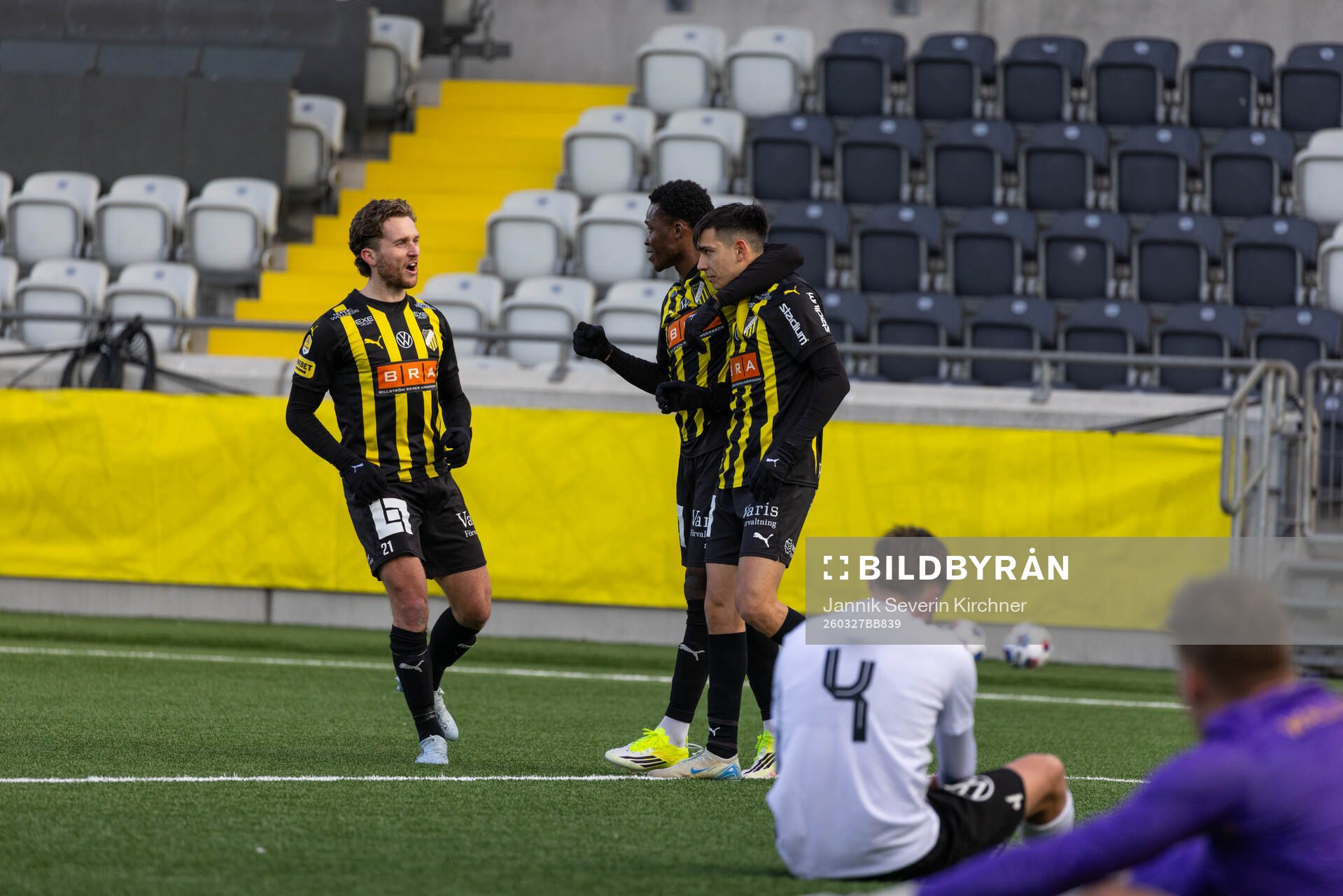 Häckens Danilo Al-Saed jublar