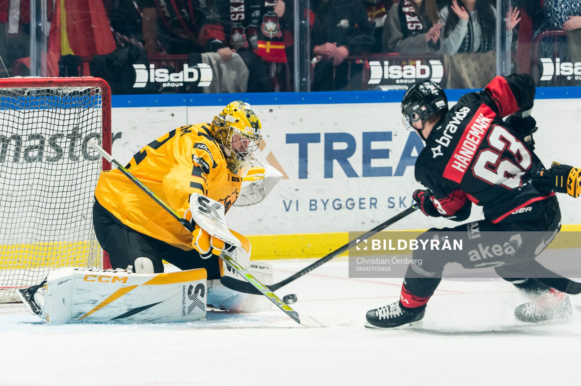Skellefteås målvakt Linus Söderström och Malmö