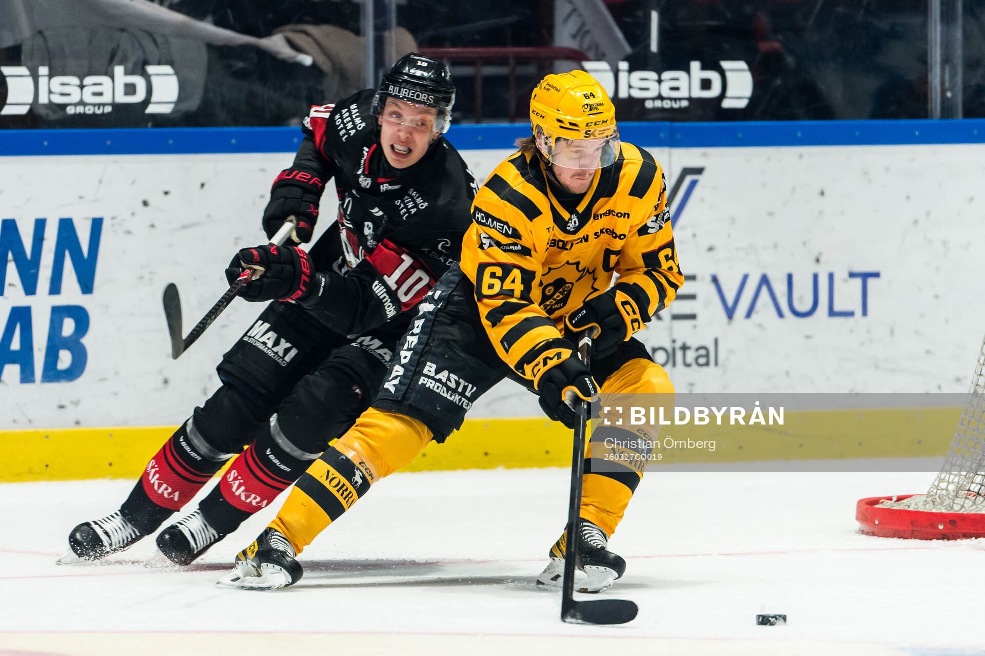 Malmö Redhawks William Von Barnekow och Skellefteås