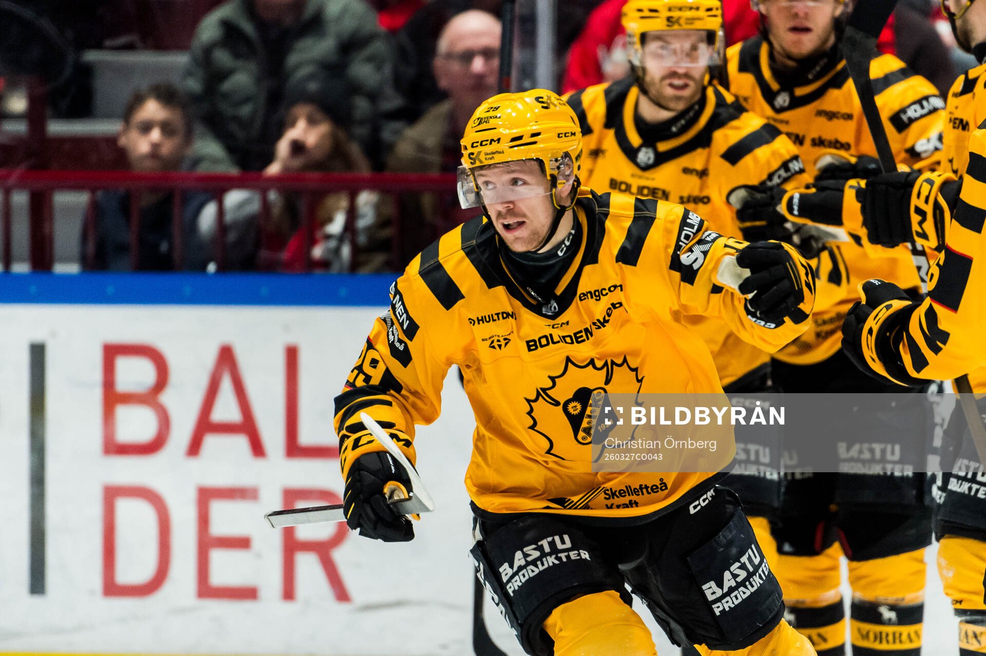Skellefteås Mikkel Aagaard jublar