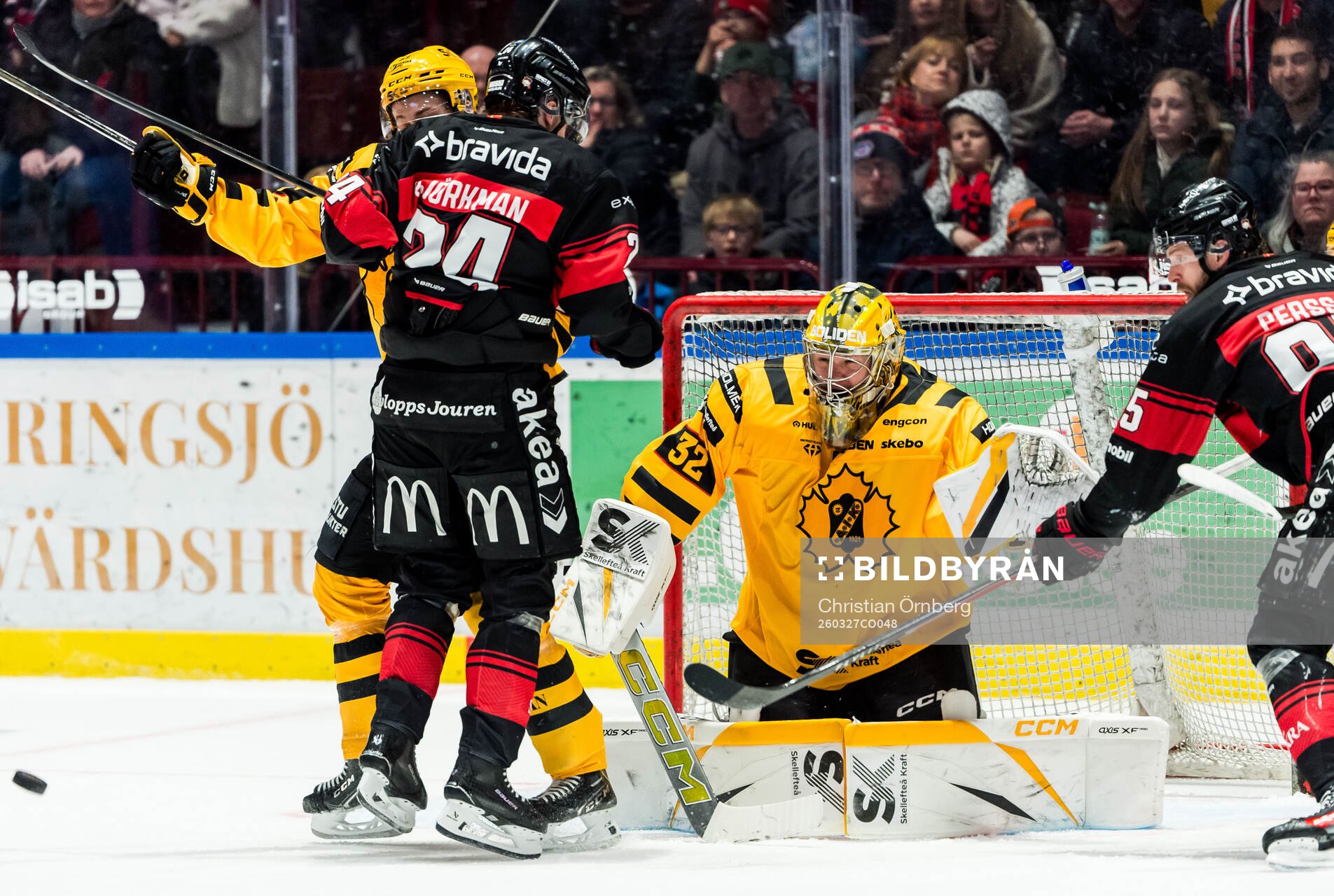 Malmö Redhawks Filip Björkman och Carl Persson och