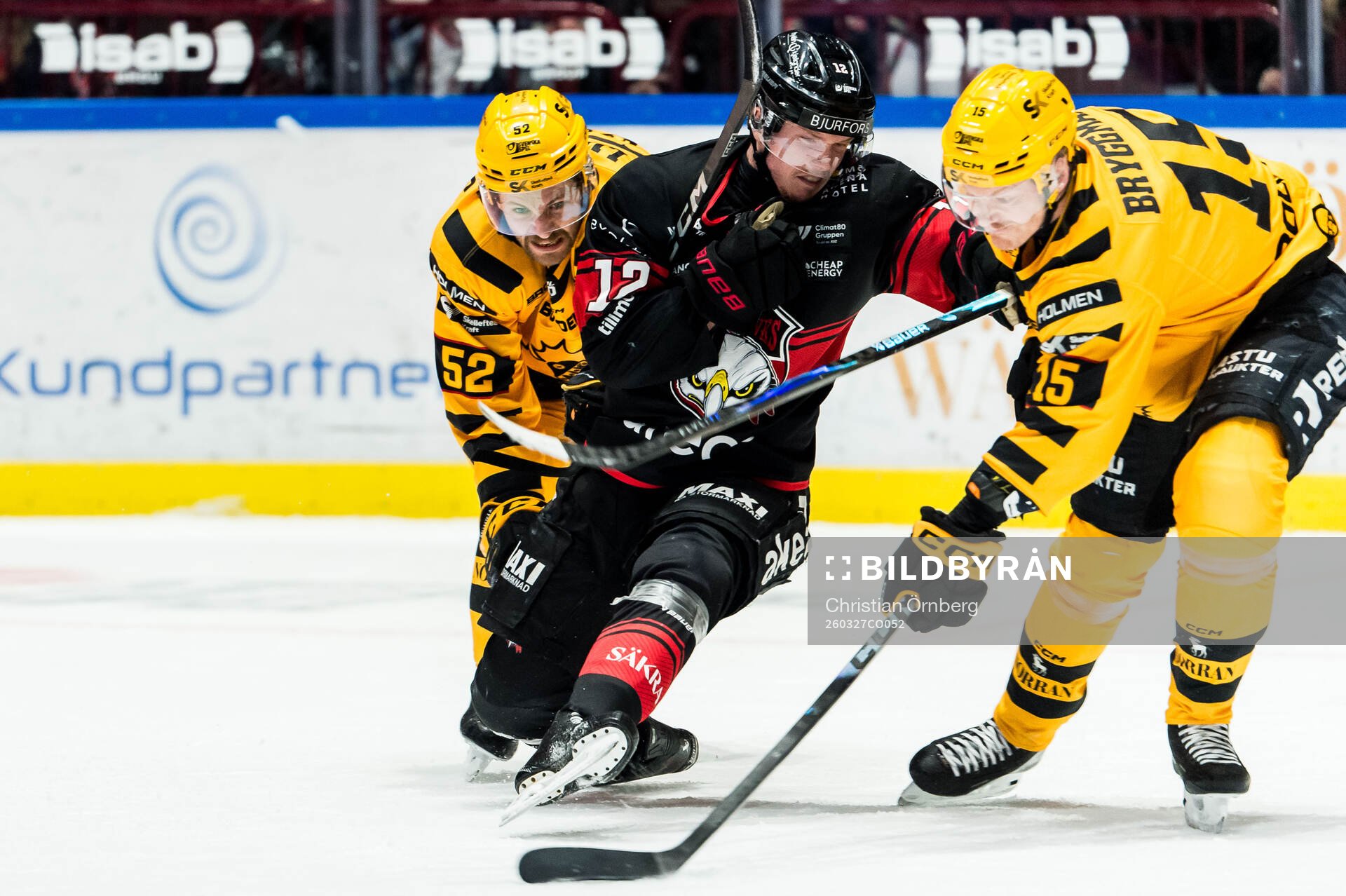 Malmö Redhawks Linus Öberg och Skellefteås Arvid