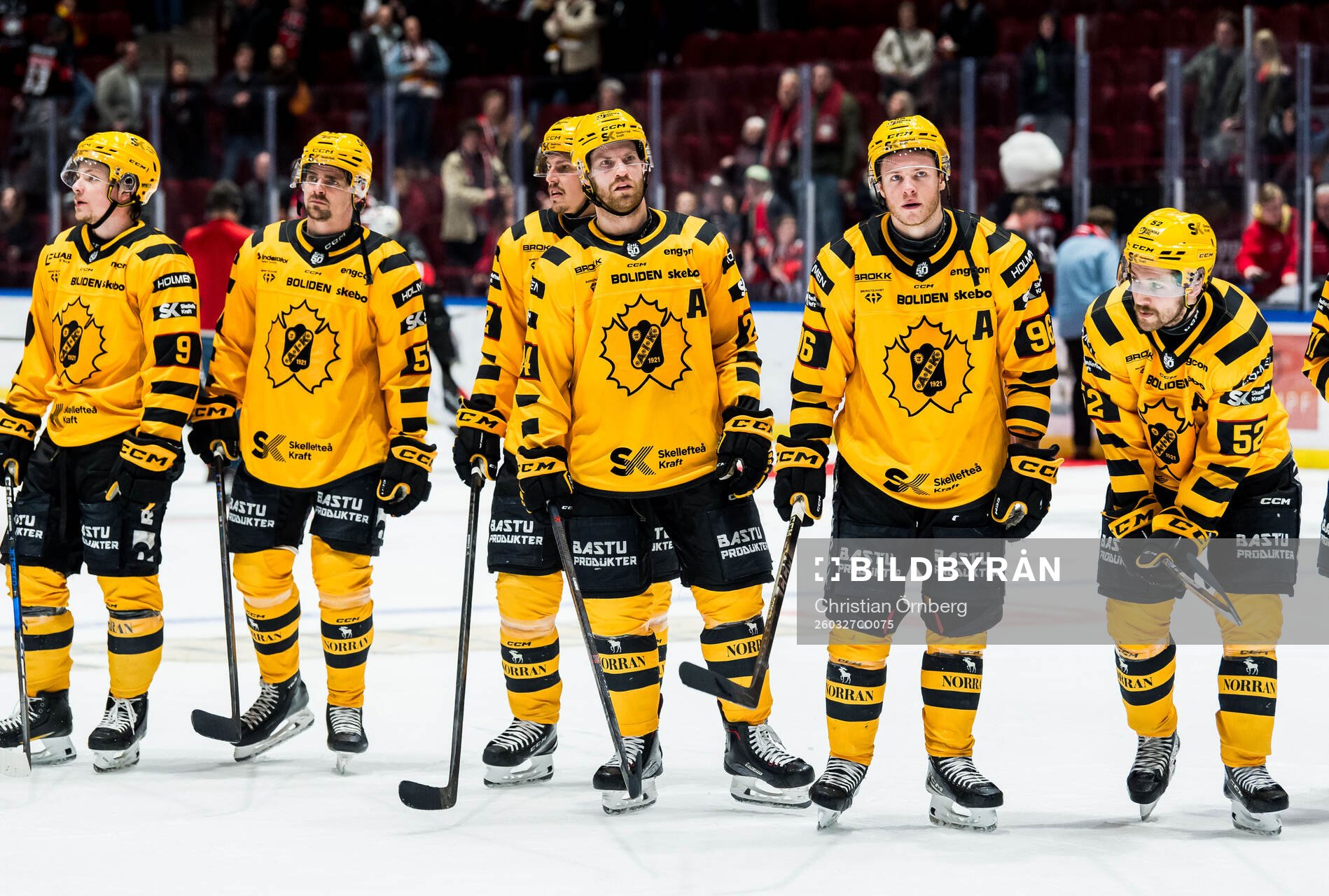 Skellefteås spelare jublar