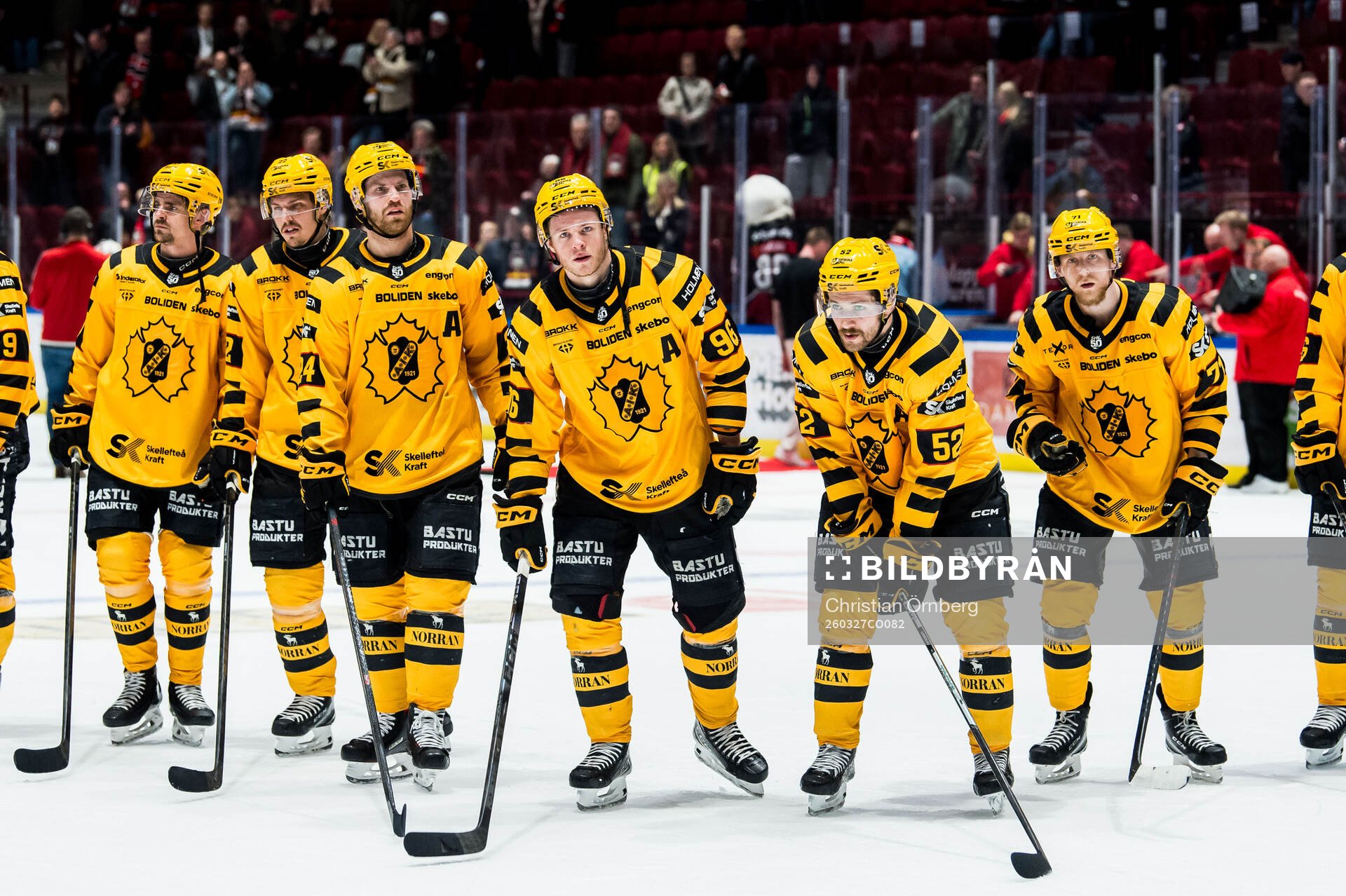 Skellefteås spelare jublar