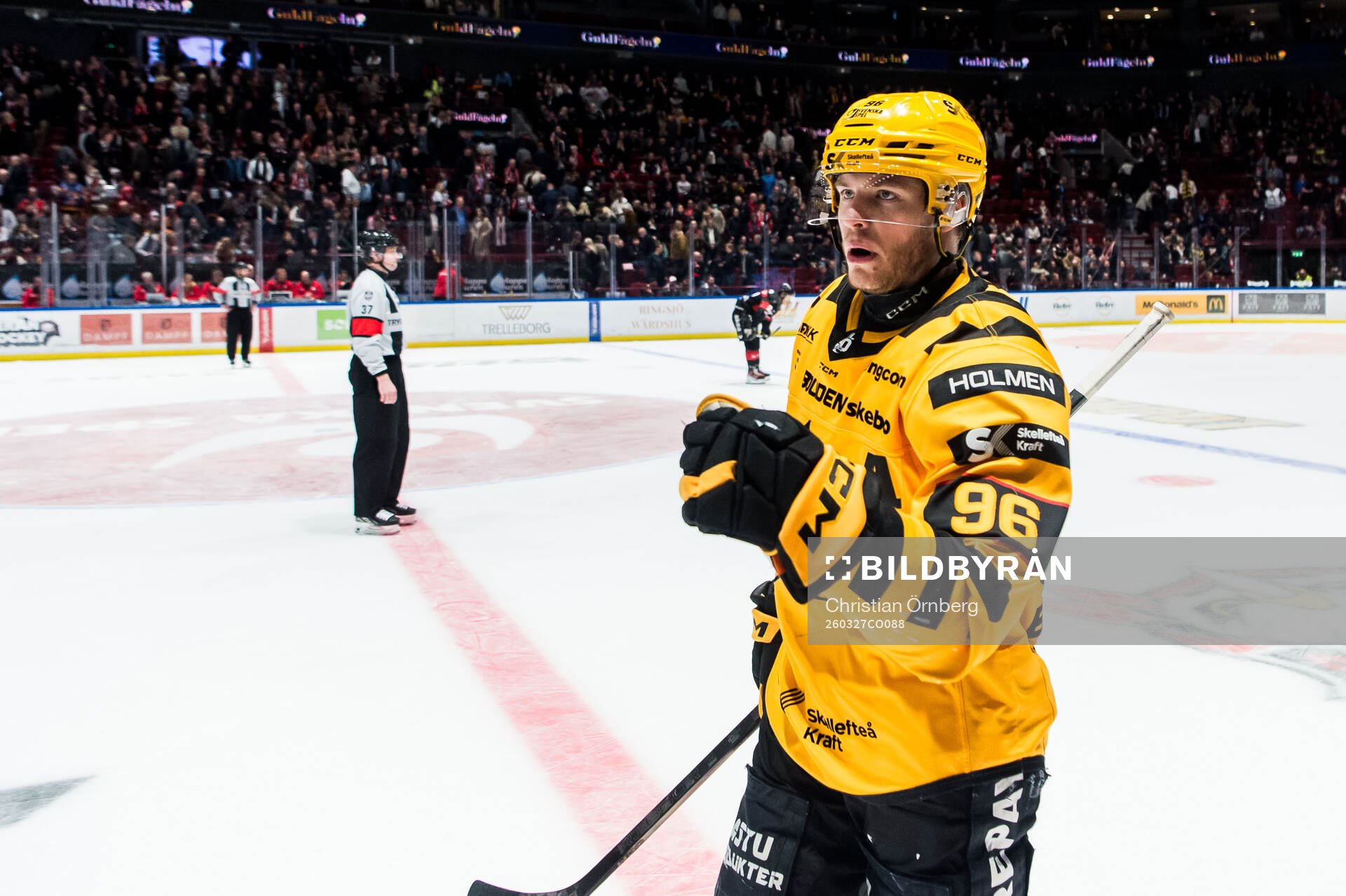 Skellefteås Rickard Hugg jublar