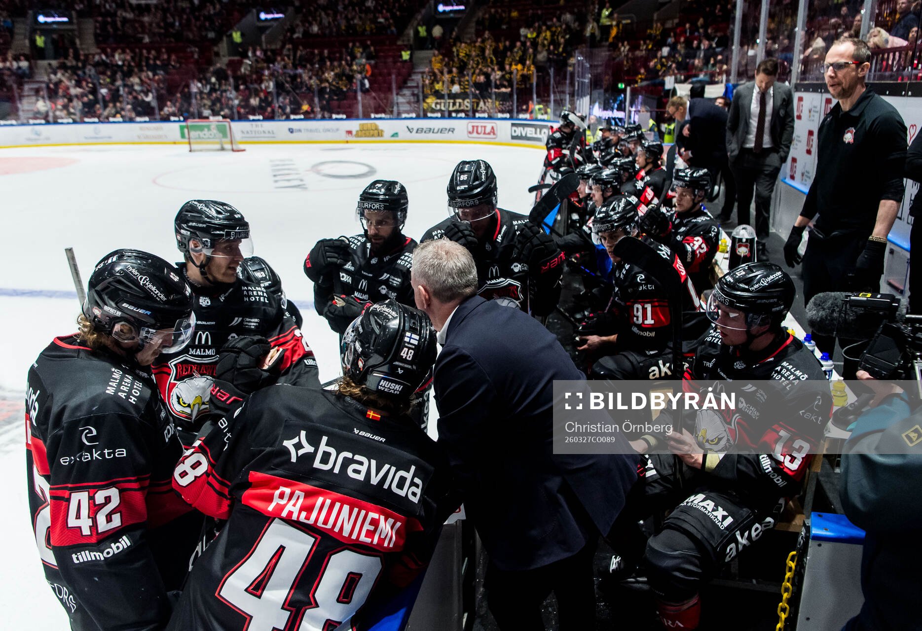Malmö Redhawks assisterande tränare Jens Nielsen och