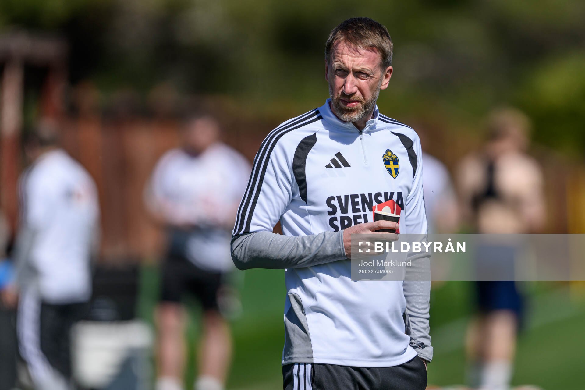 Head coach Graham Potter of the Swedish national football