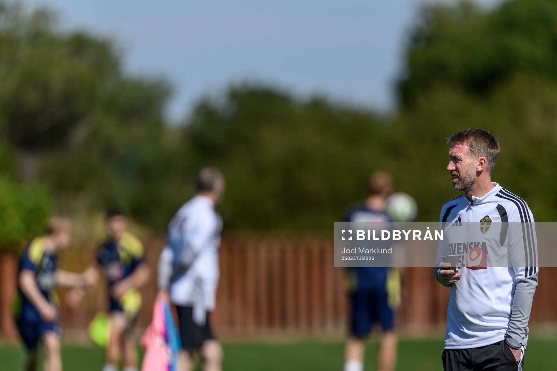 Head coach Graham Potter of the Swedish national football