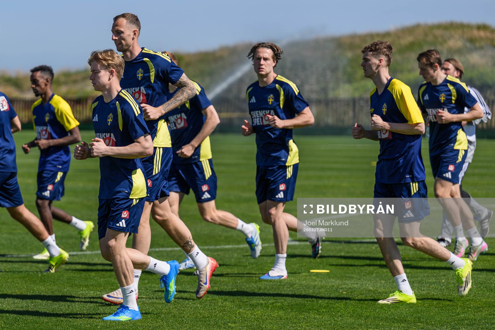 Daniel Svensson, Gustaf Nilsson and Williot Swedberg of the