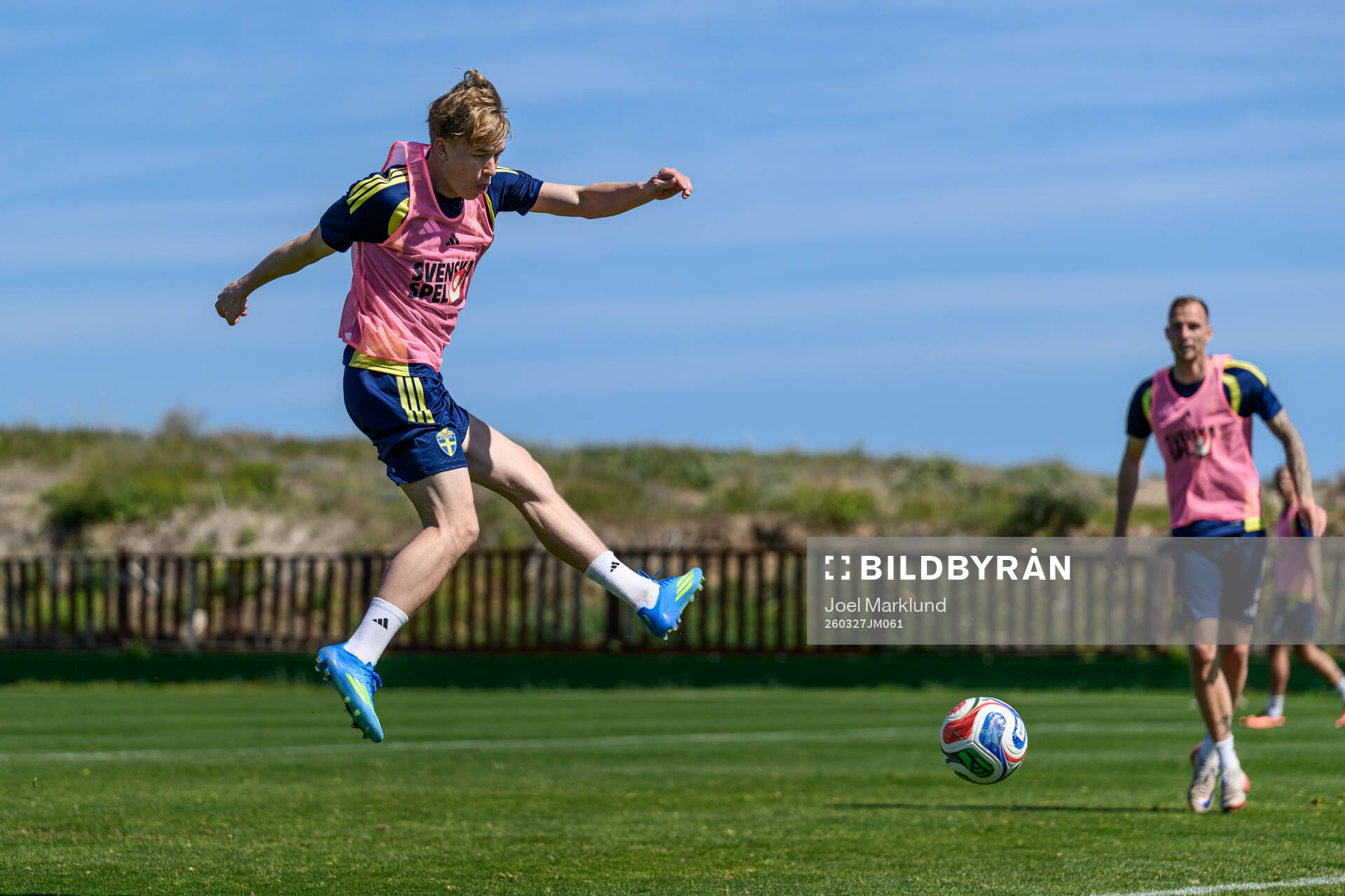 Daniel Svensson of the Swedish national football team at a