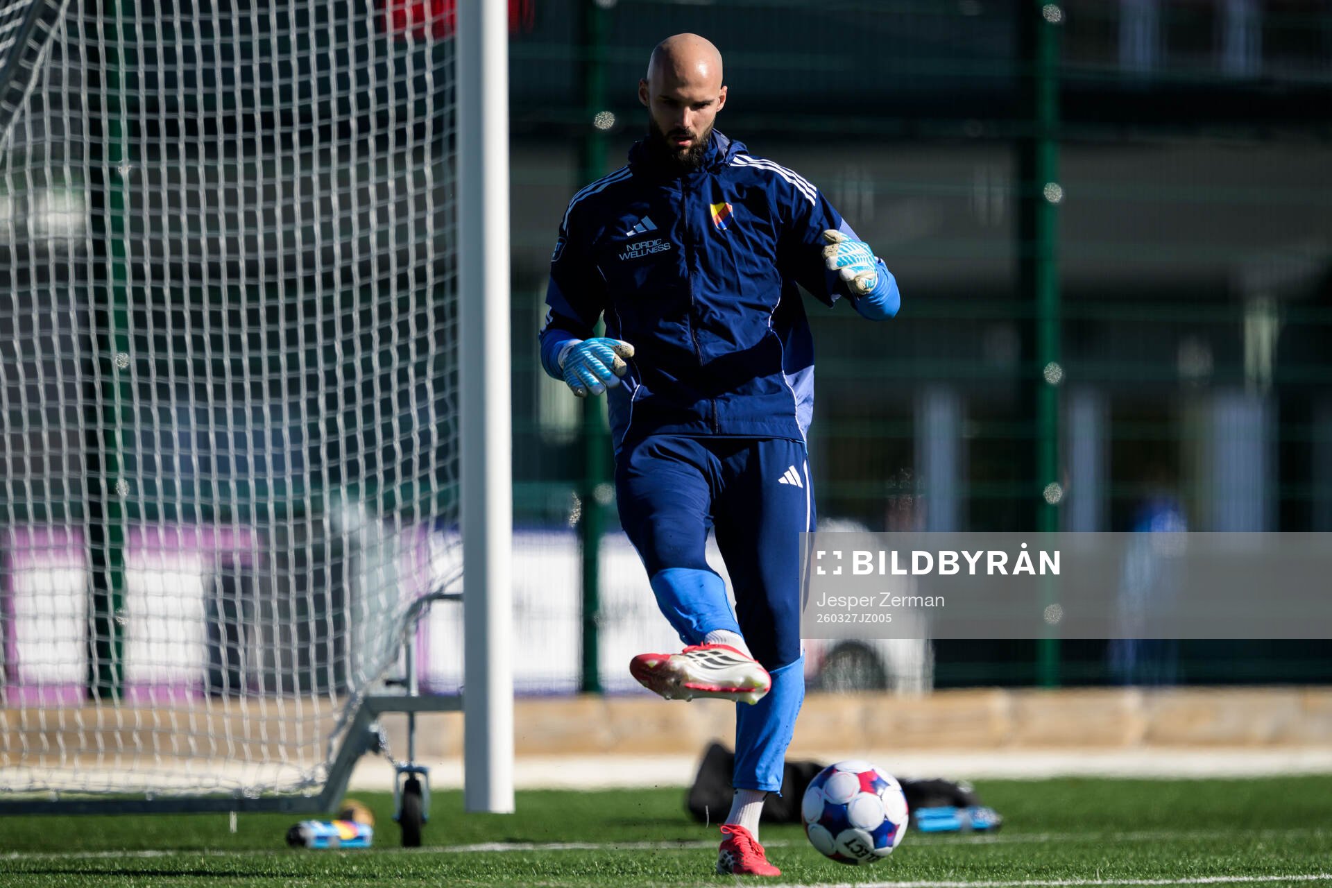 Djurgårdens målvakt Filip Manojlovic