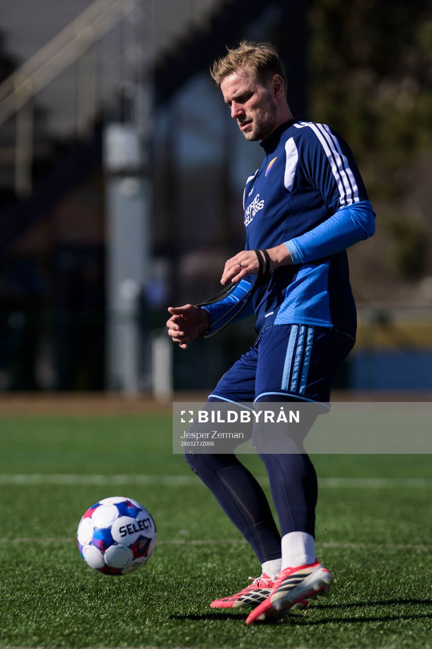 Djurgårdens målvakt Jacob Rinne