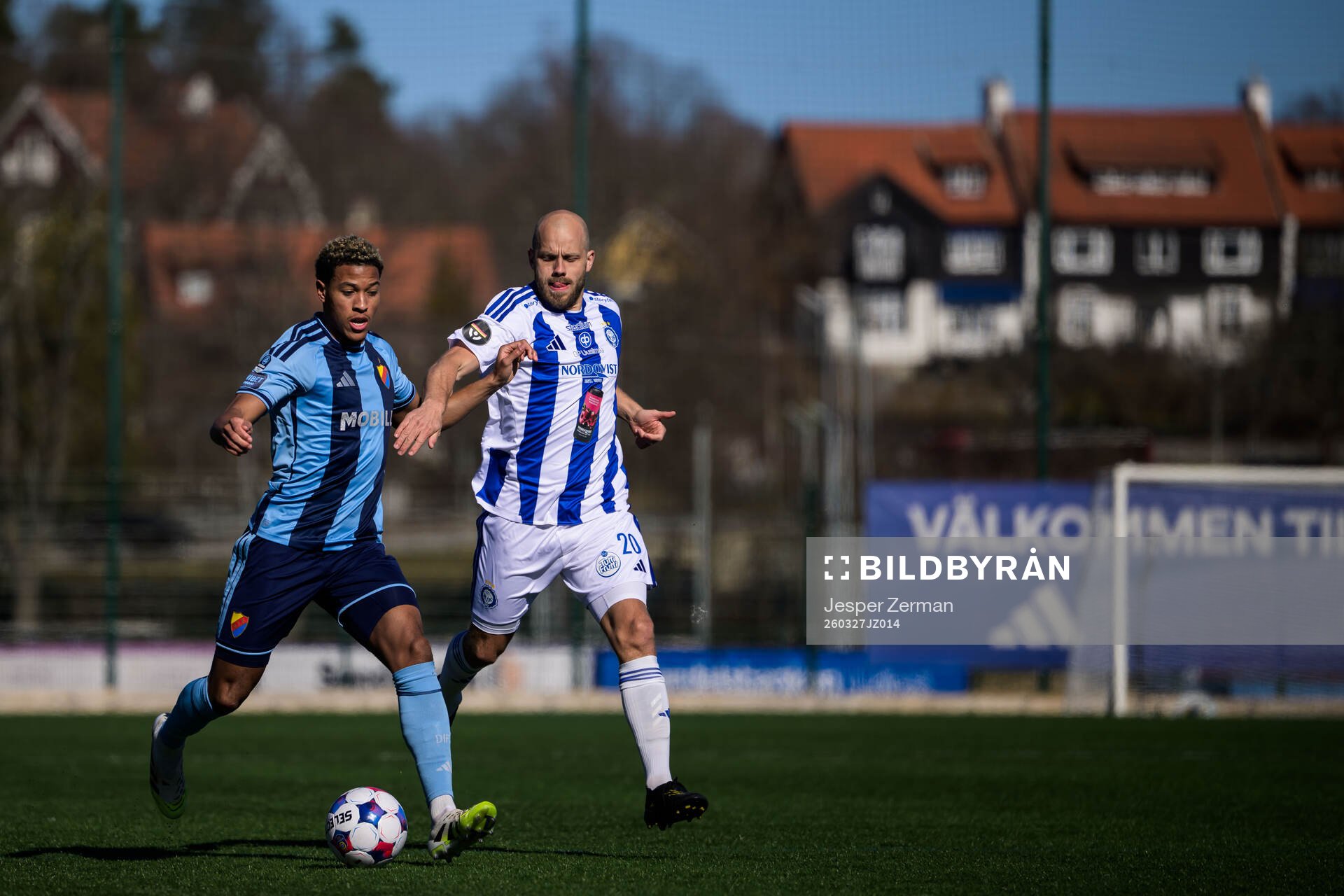 Djurgårdens Mikael Marques de Pombal Vivar och HJK