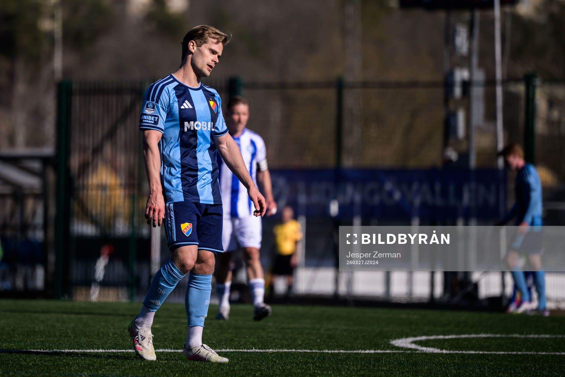 Djurgårdens Hampus Finndell deppar
